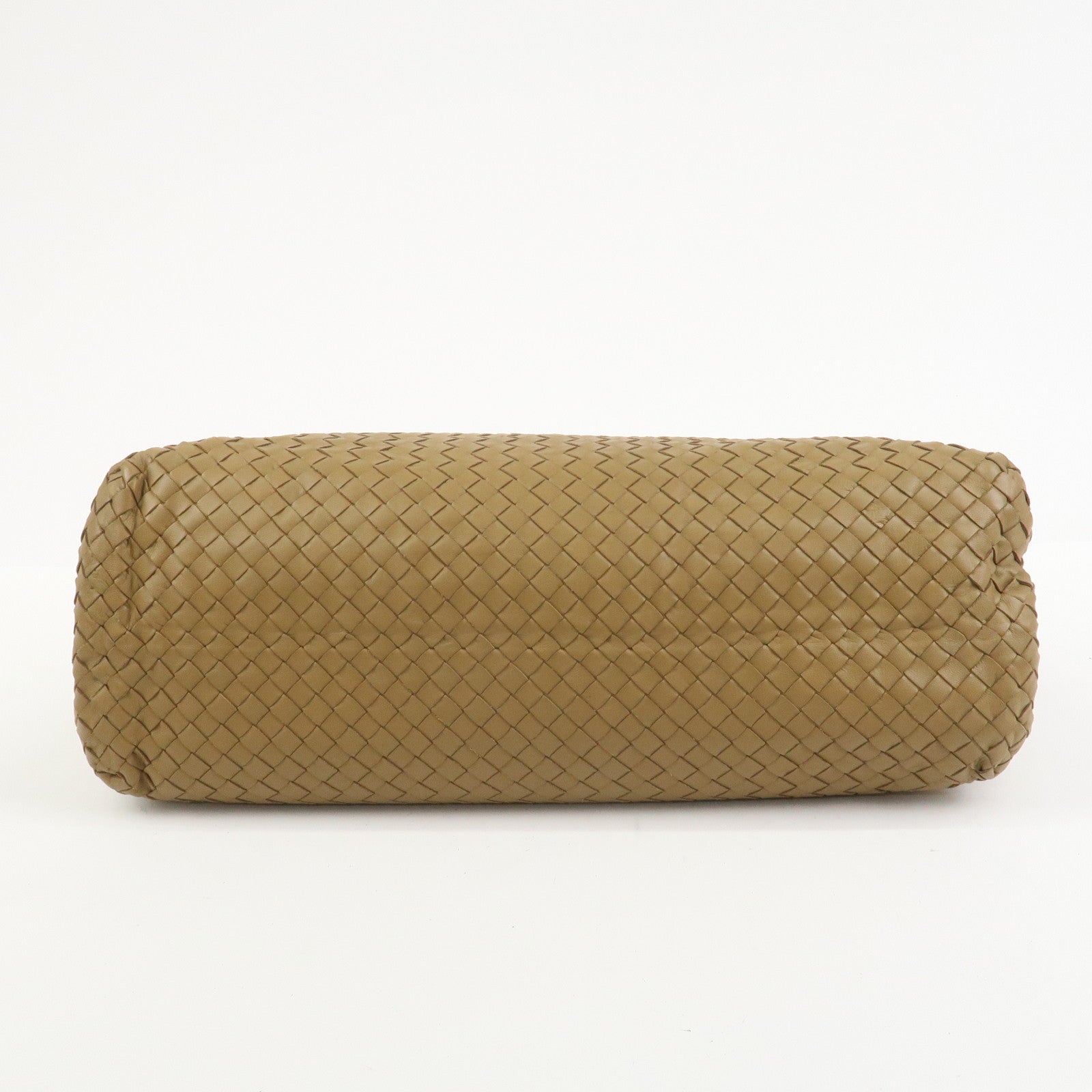 BOTTEGA VENETA Intrecciato Nappa Leather Shoulder Tote Bag Brown