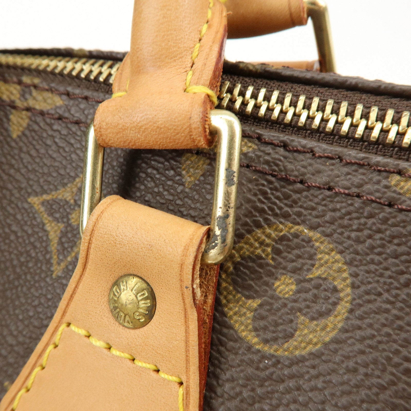 Louis Vuitton Monogram Speedy 30 Boston Bag Hand Bag Brown M41526
