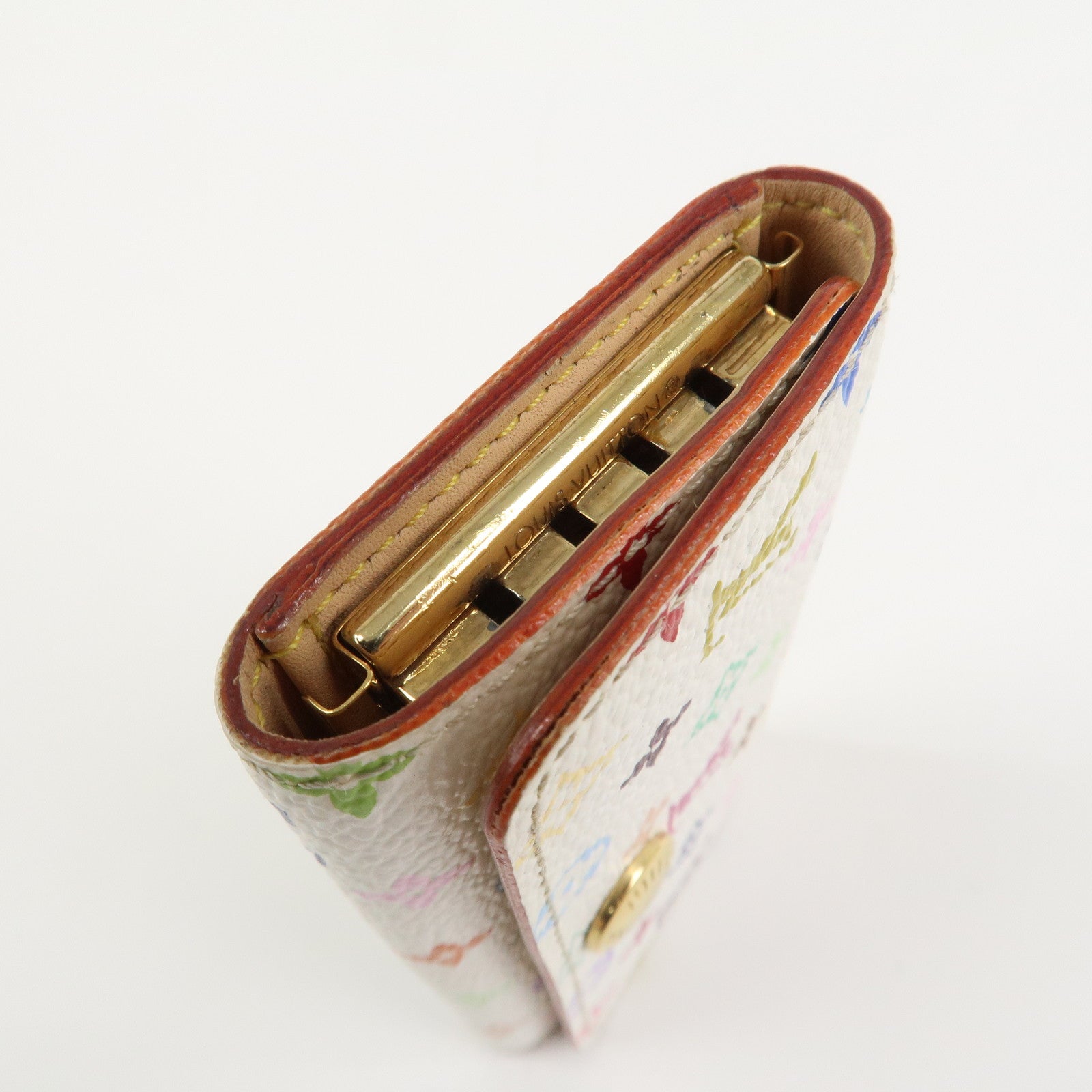 Louis Vuitton Monogram Multicolor Multiclés 4 Key Case Blanc M60043