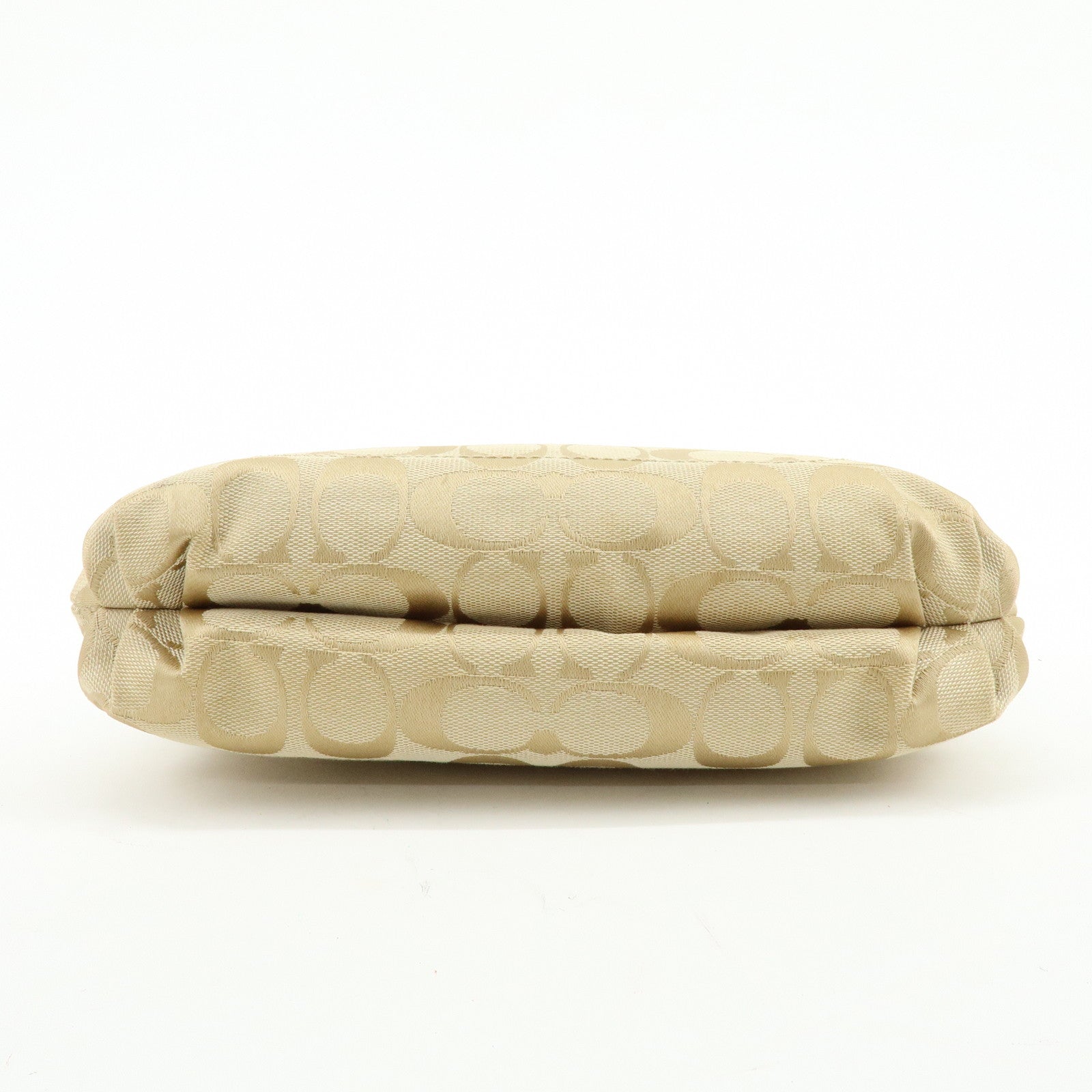 COACH Set of 2 Signature Poppy Canvas Patent Leather Shoulder Bag