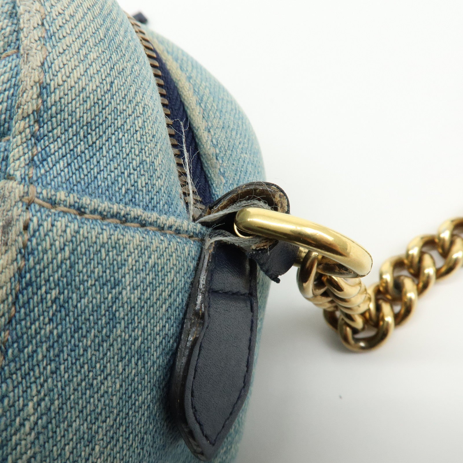 GUCCI GG Marmont Flower Embroidery Leather Shoulder Bag 447632