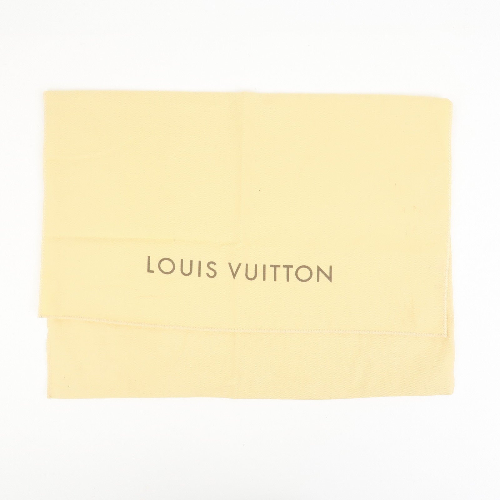 Louis Vuitton Set of 17 Dust Bag Storage Bag Flap Drawstring Beige