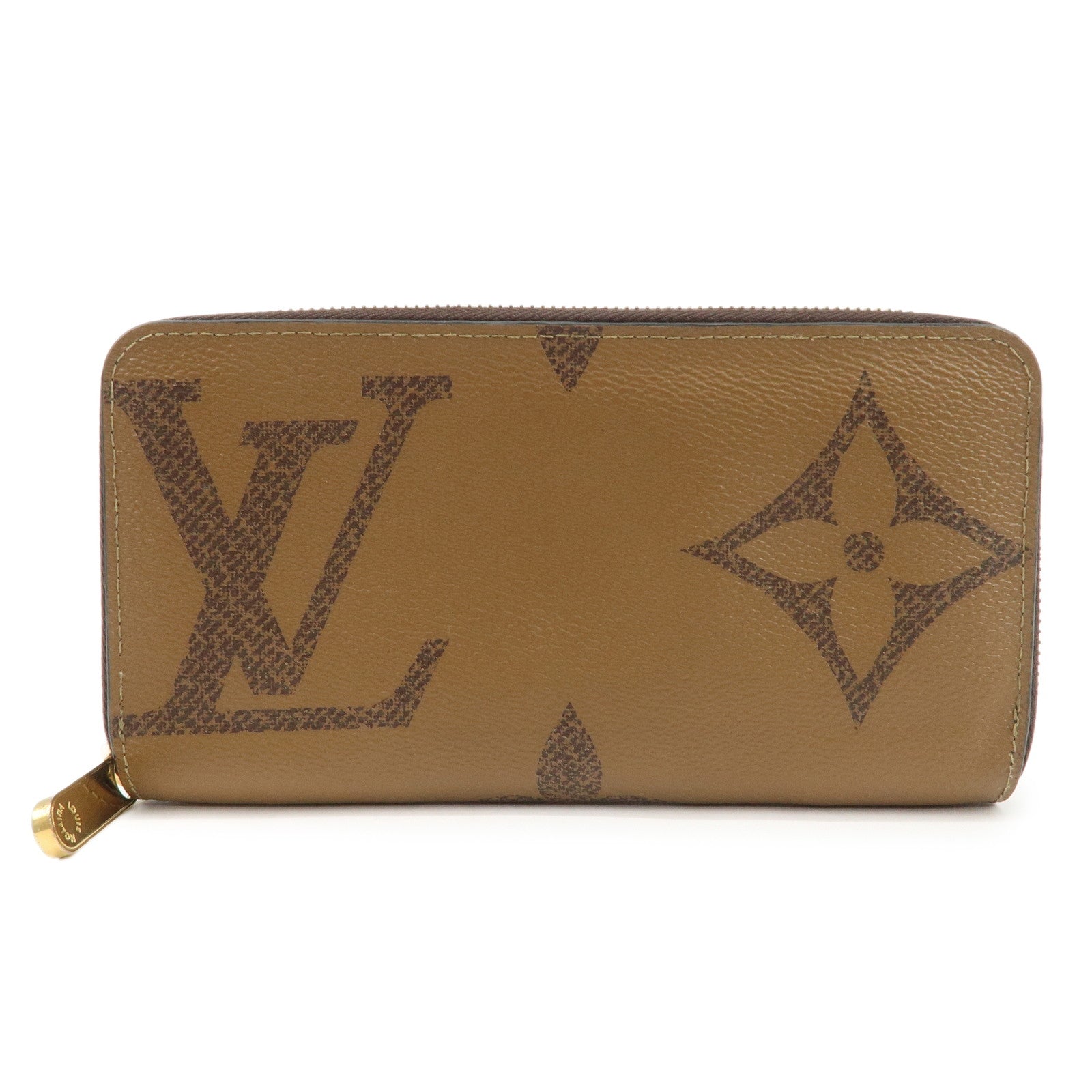 Louis Vuitton Giant Monogram Reverse Zippy Wallet Long Wallet M69353 Used