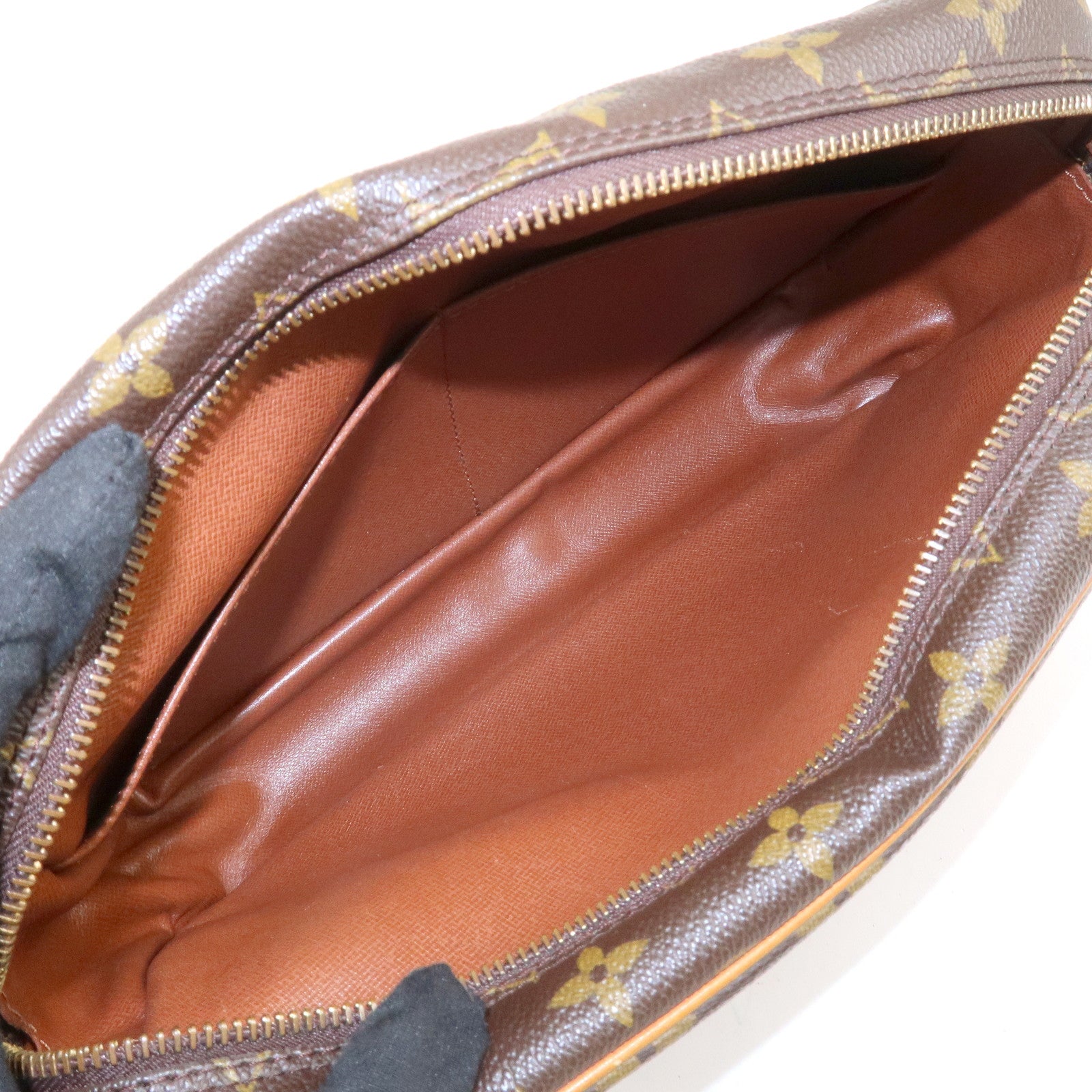 Louis Vuitton Monogram Compiegne 28 Pouch Clutch Bag Brown M51845