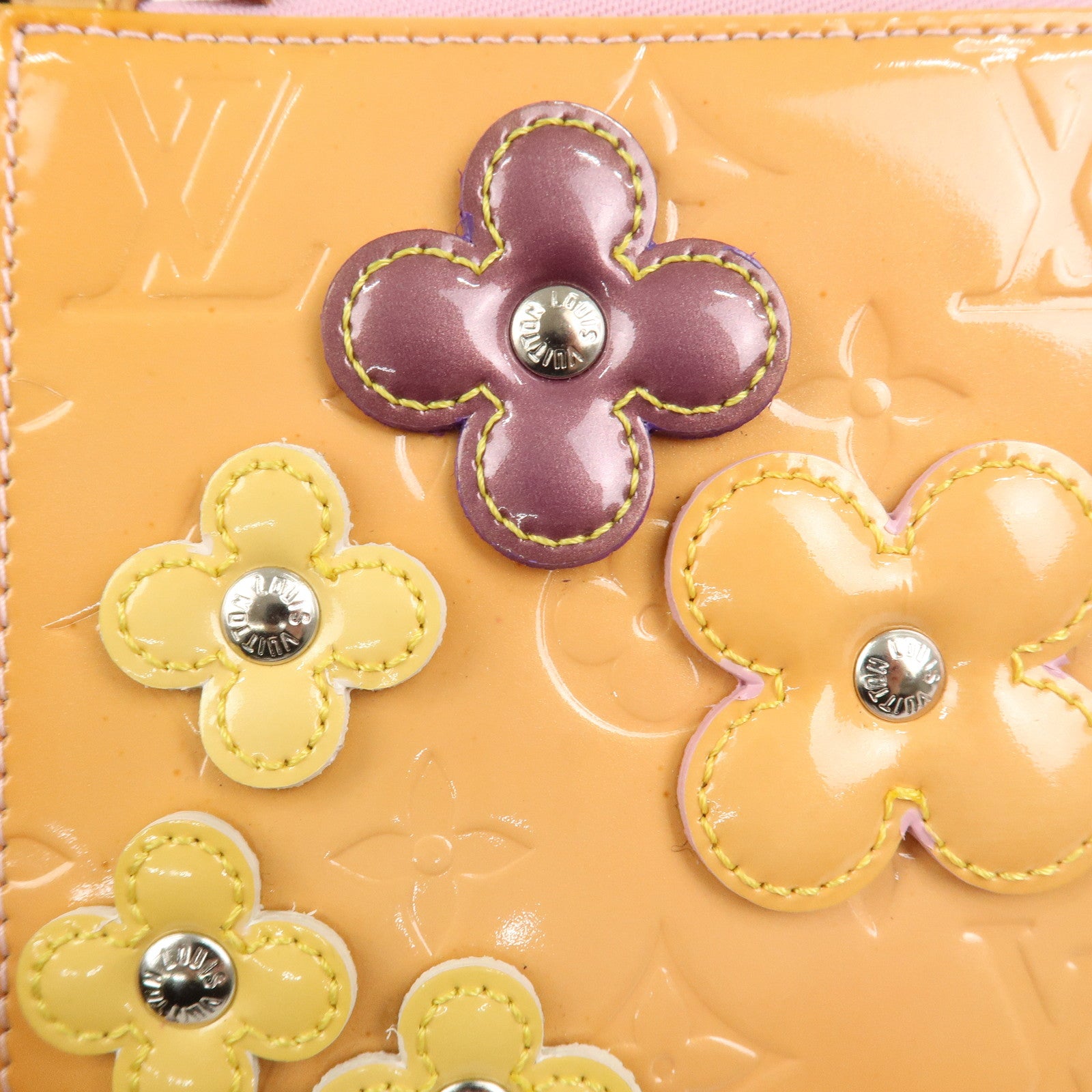 Louis Vuitton Monogram Vernis Flower Lexington Pouch M92248