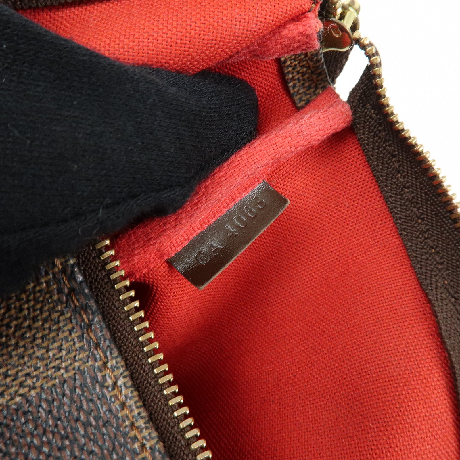 Louis Vuitton Damier Ebene Pochette Accessoires Hand Bag N51985