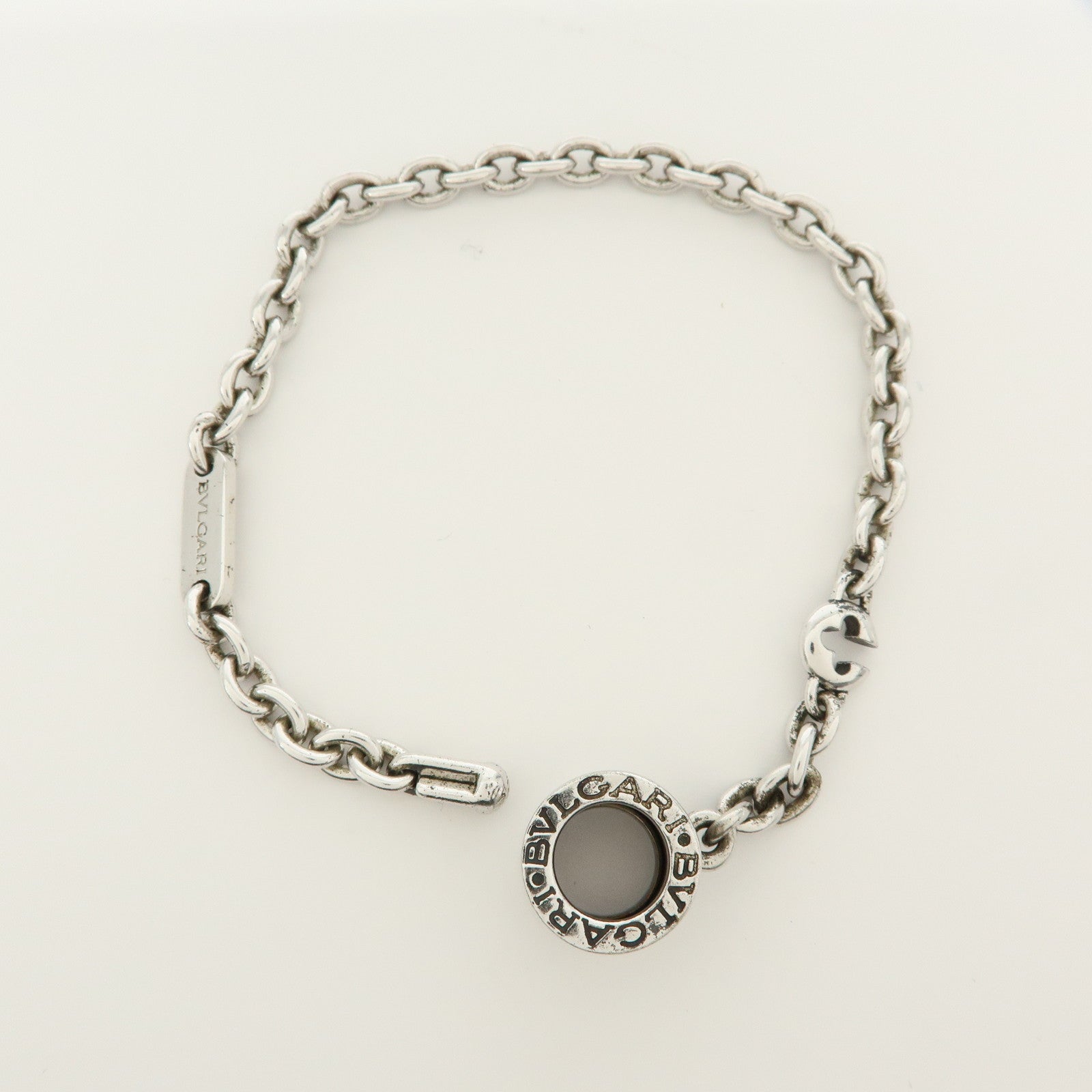 BVLGARI B-zero 1 SV925 Bag Charm Key Chain Silver