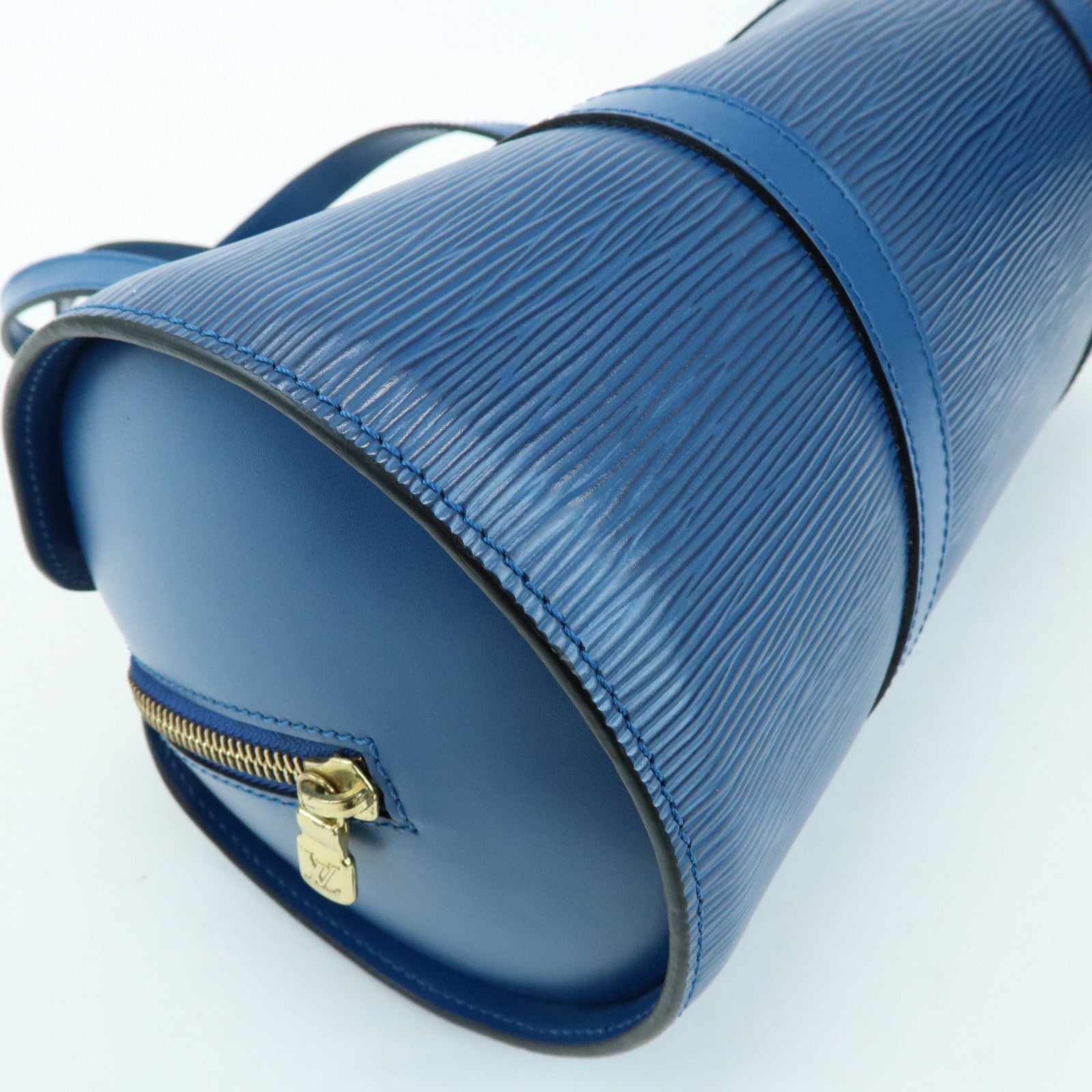 Louis Vuitton Epi Soufflot Shoulder Bag & Pouch Toledo Blue M52225