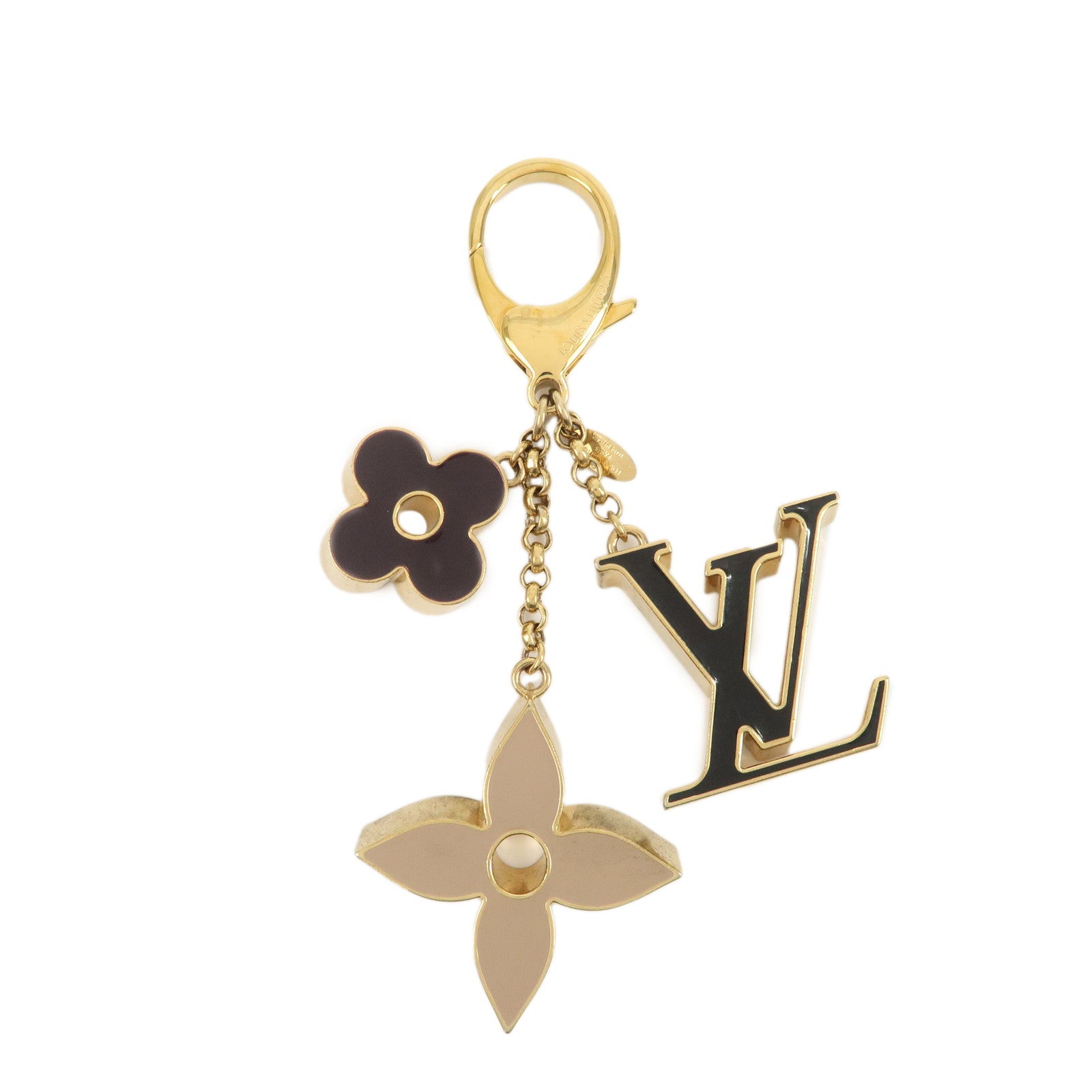Louis Vuitton Fleur de Monogram Key Chain Bag Charm M67119