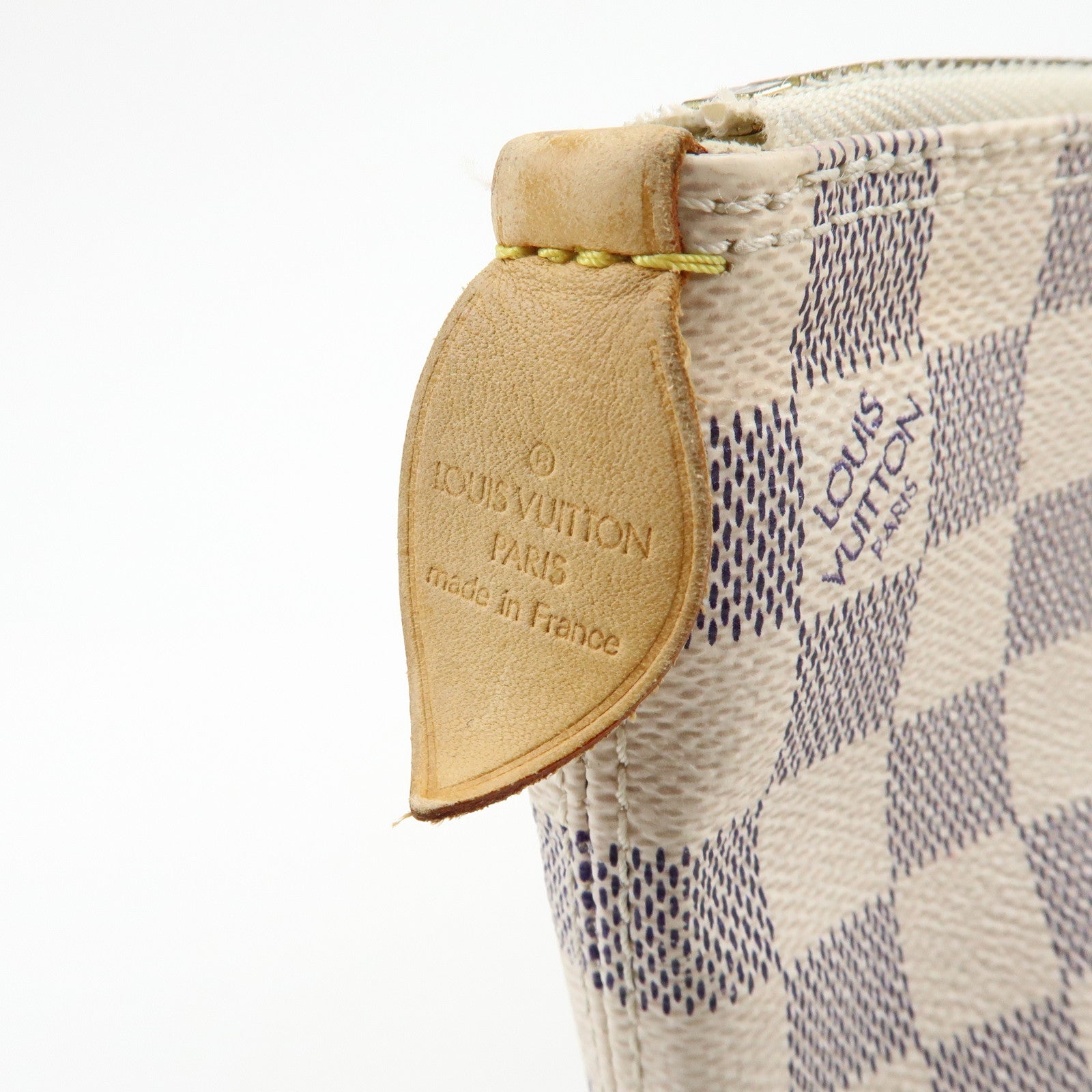 Louis Vuitton Damier Azur Saleya PM Tote Bag Hand Bag N51186