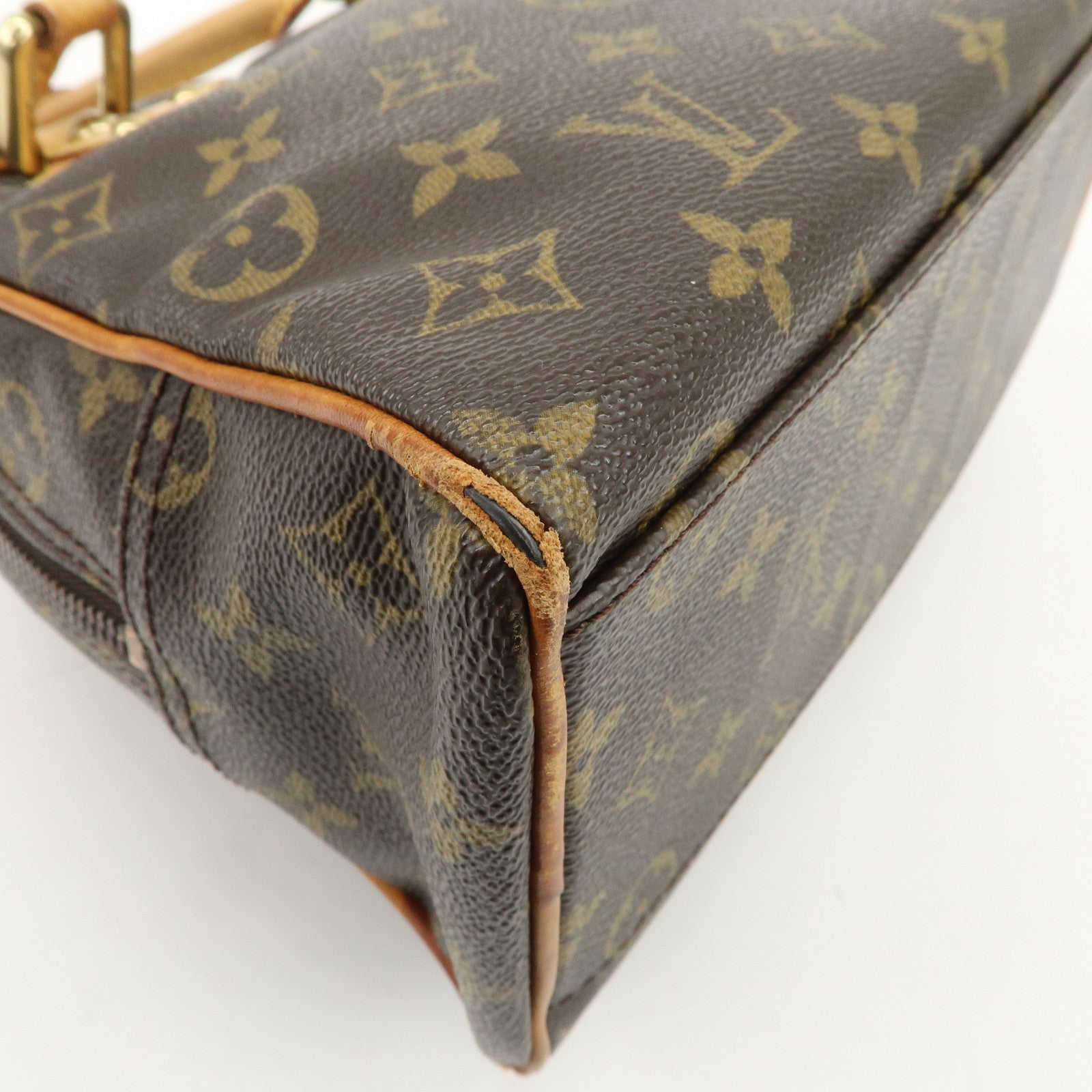 Louis Vuitton Monogram Manhattan PM Hand Bag Brown M40026