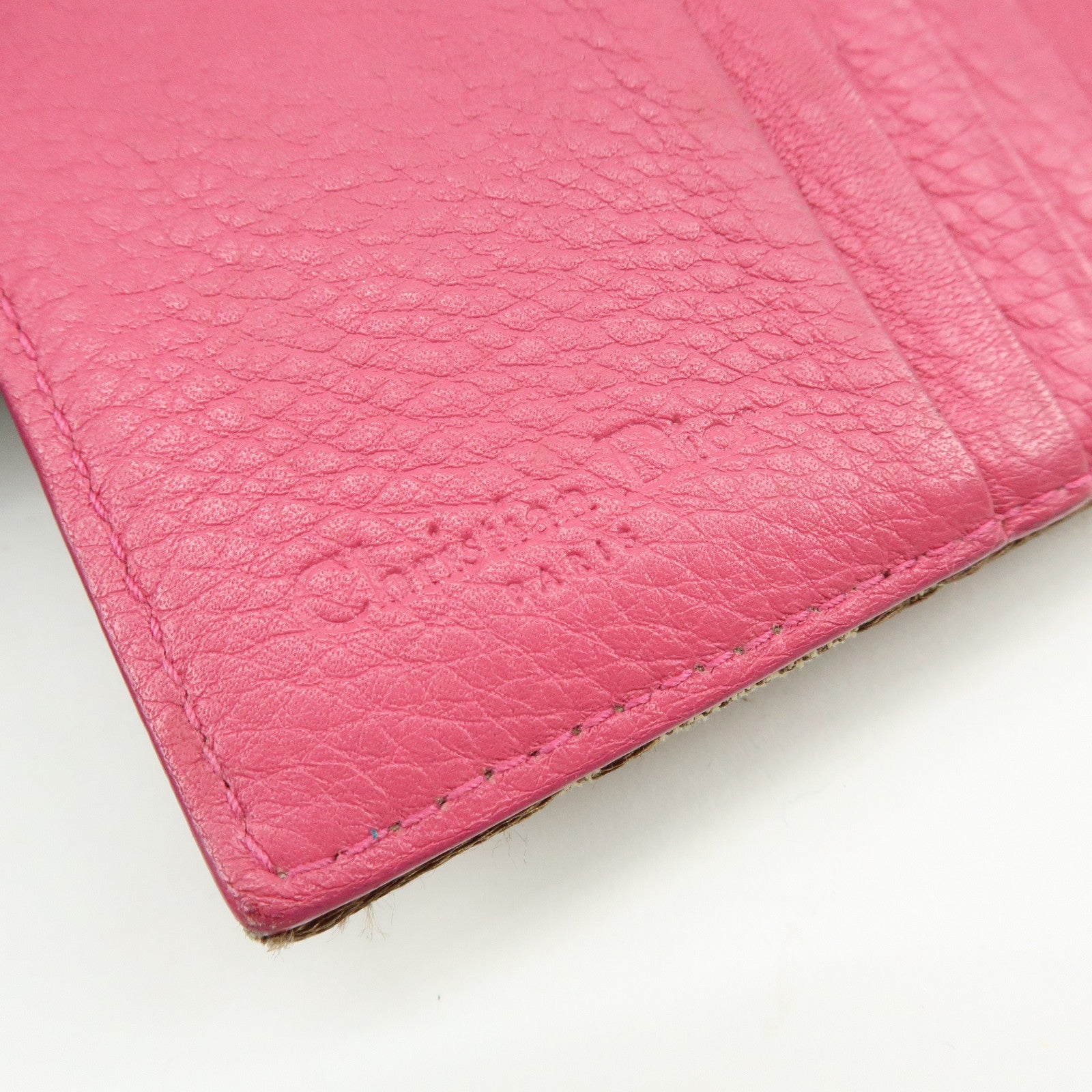 Christian Dior Street Chic Trotter Jaquard Canvas Leather Wallet