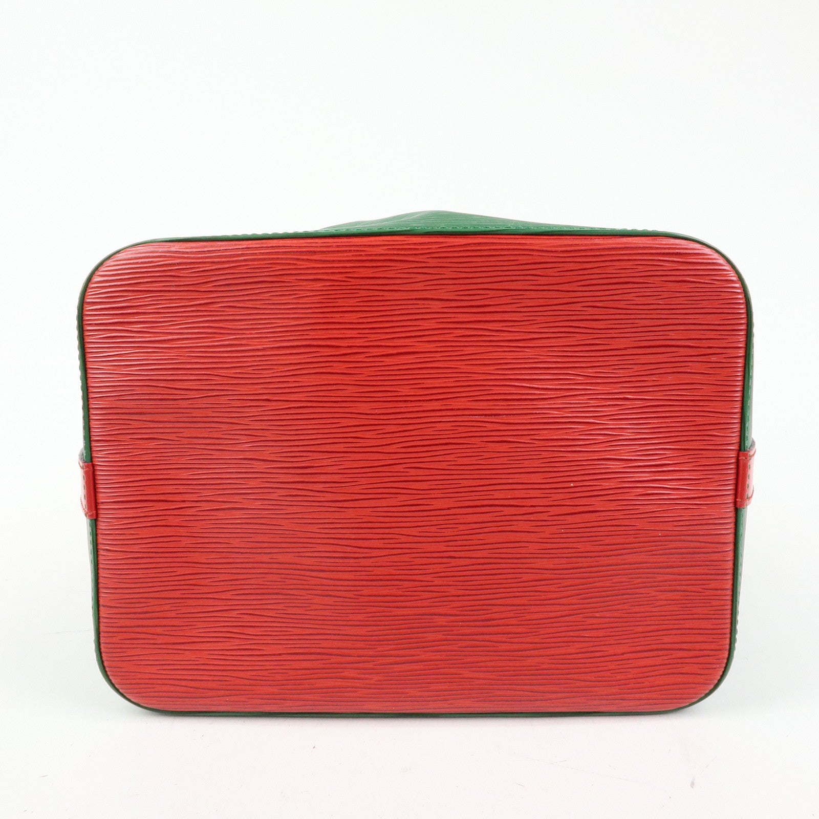 Louis Vuitton Epi Petit Noe Bicolor Shoulder Bag Green Red M44147