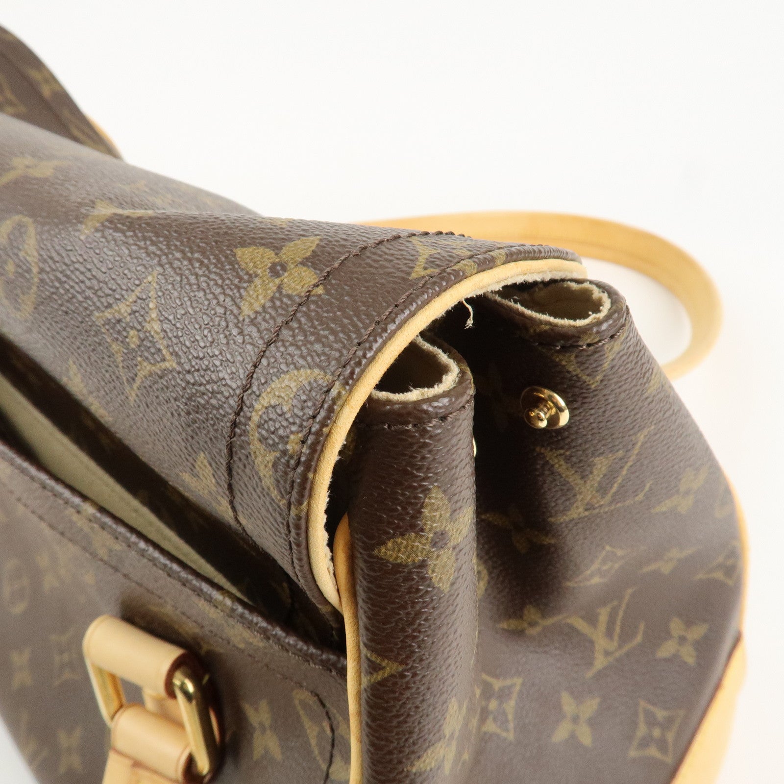 Louis Vuitton Monogram Beverly GM Hand Bag Brown M40120 Used