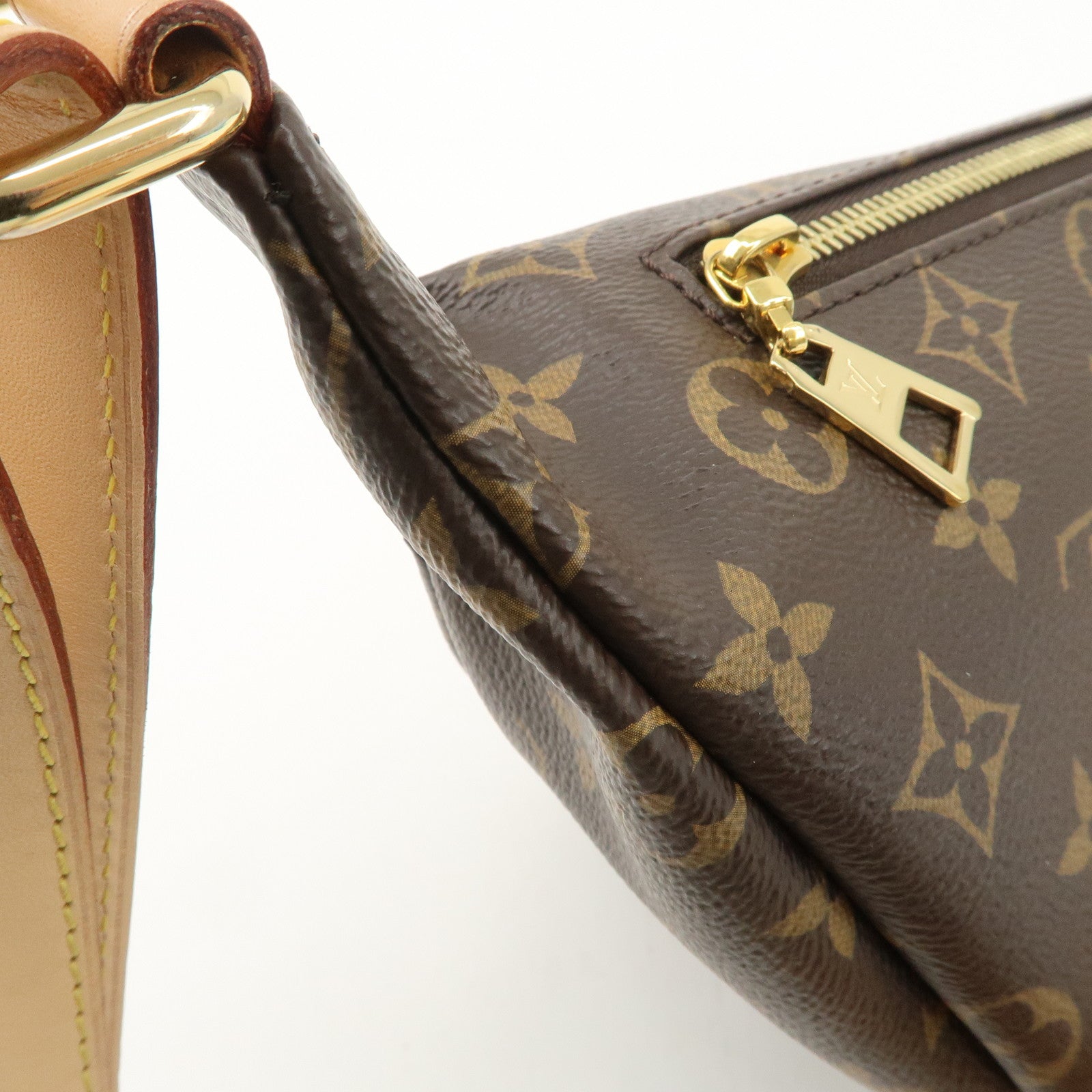 Louis Vuitton Monogram Bumbag Crossbody Bag Brown M43644 Used