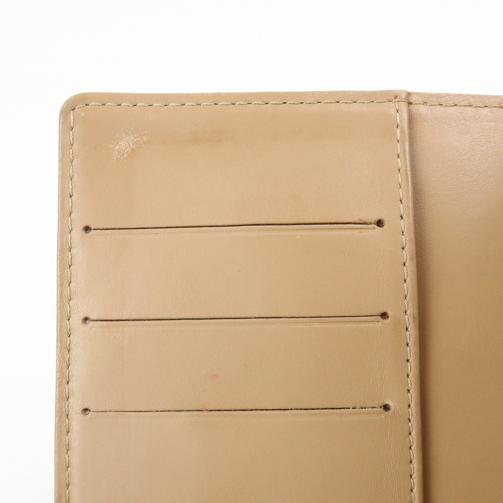 Louis Vuitton Monogram Vernis Agenda PM Planner Cover Beige R21001