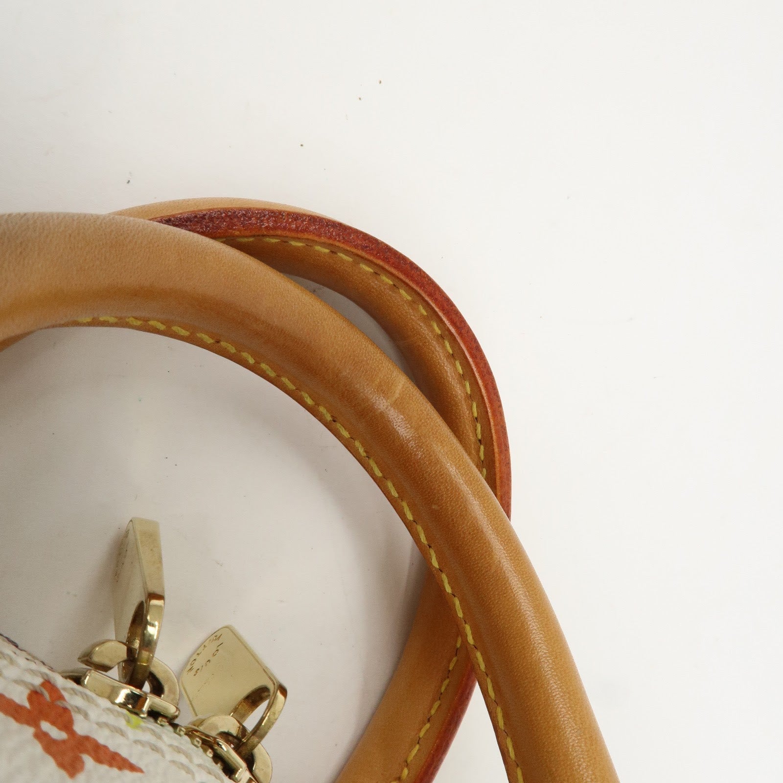 Louis Vuitton Monogram Multicolor Trouville Hand Bag Blanc M92663