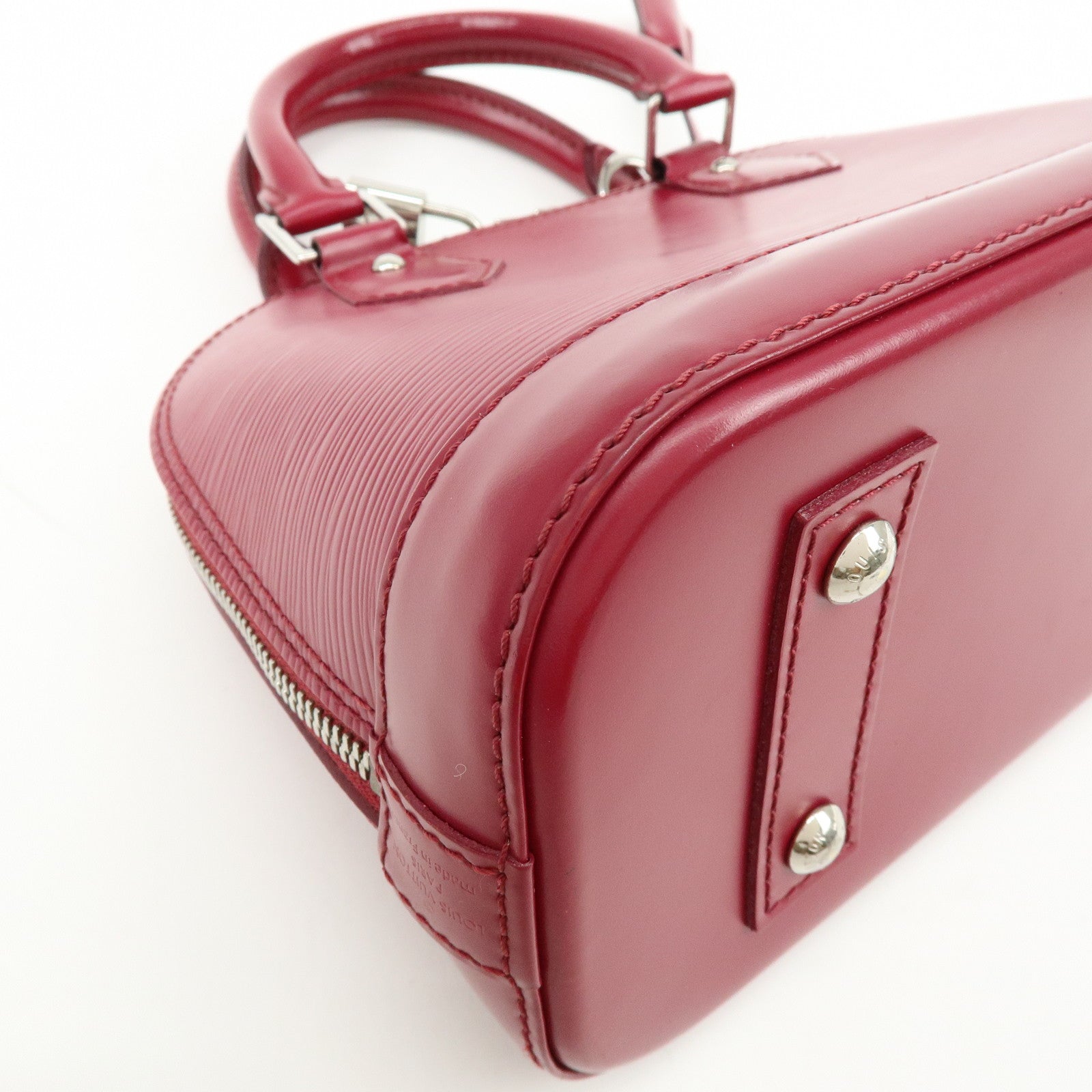 Louis Vuitton Epi Alma BB 2Way Hand Bag Shoulder Bag Fuchsia M40851