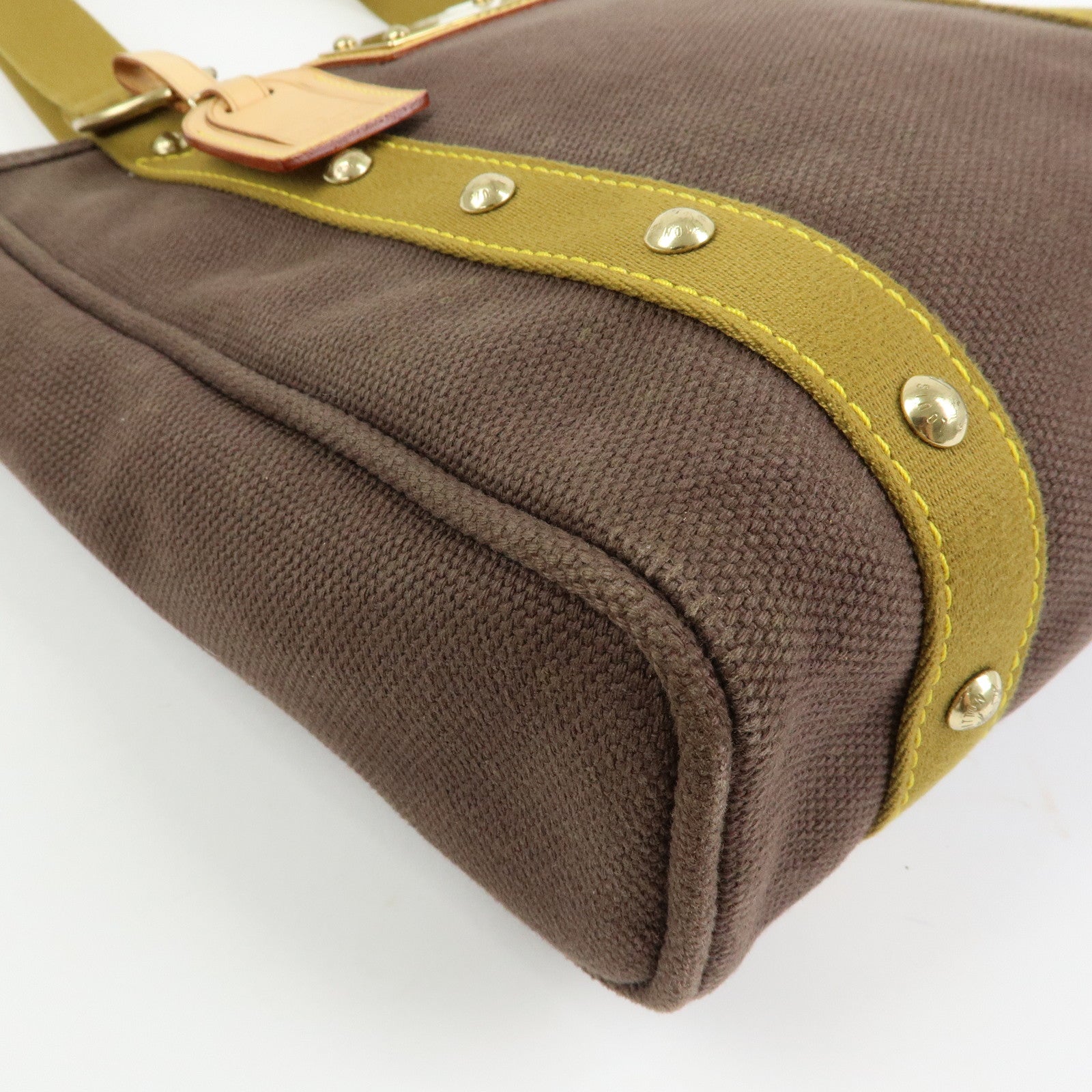 Louis Vuitton Antigua Cabas MM Tote Bag Shoulder Bag Brown M40086