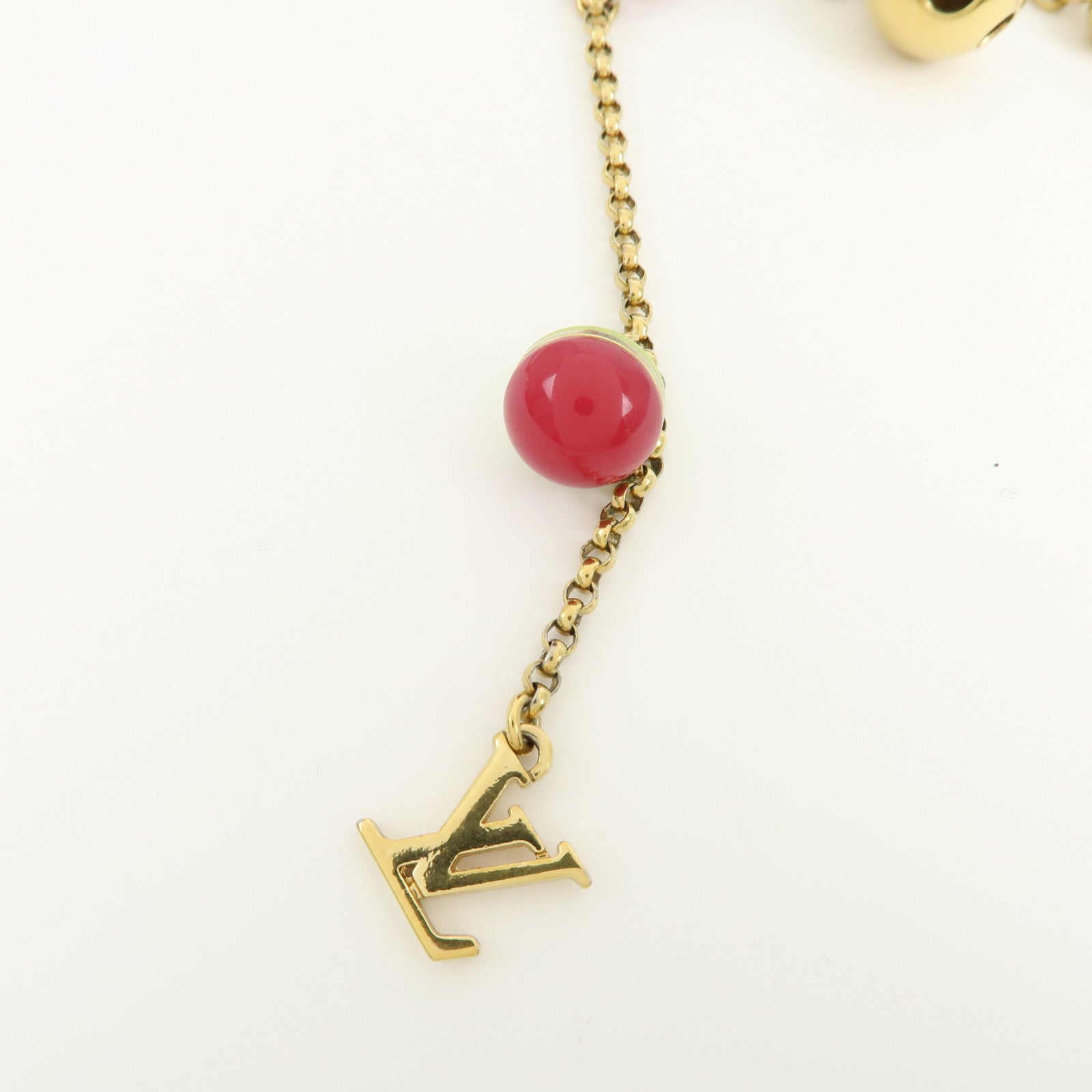 Louis Vuitton Porte Cles Grelots Bag Charm Metal Gold M62227