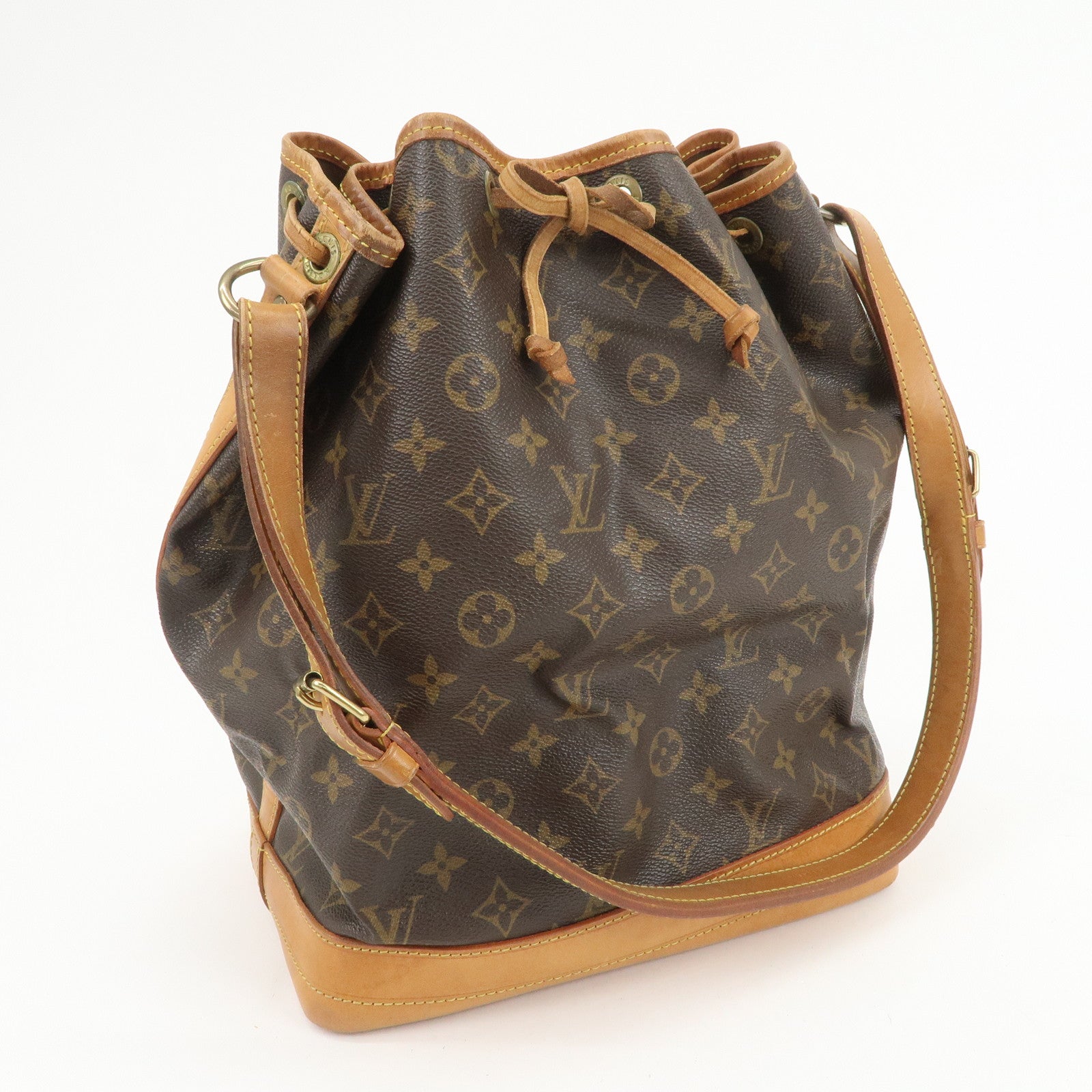 Louis Vuitton Monogram Noe Shoulder Bag Hand Bag Brown M42224