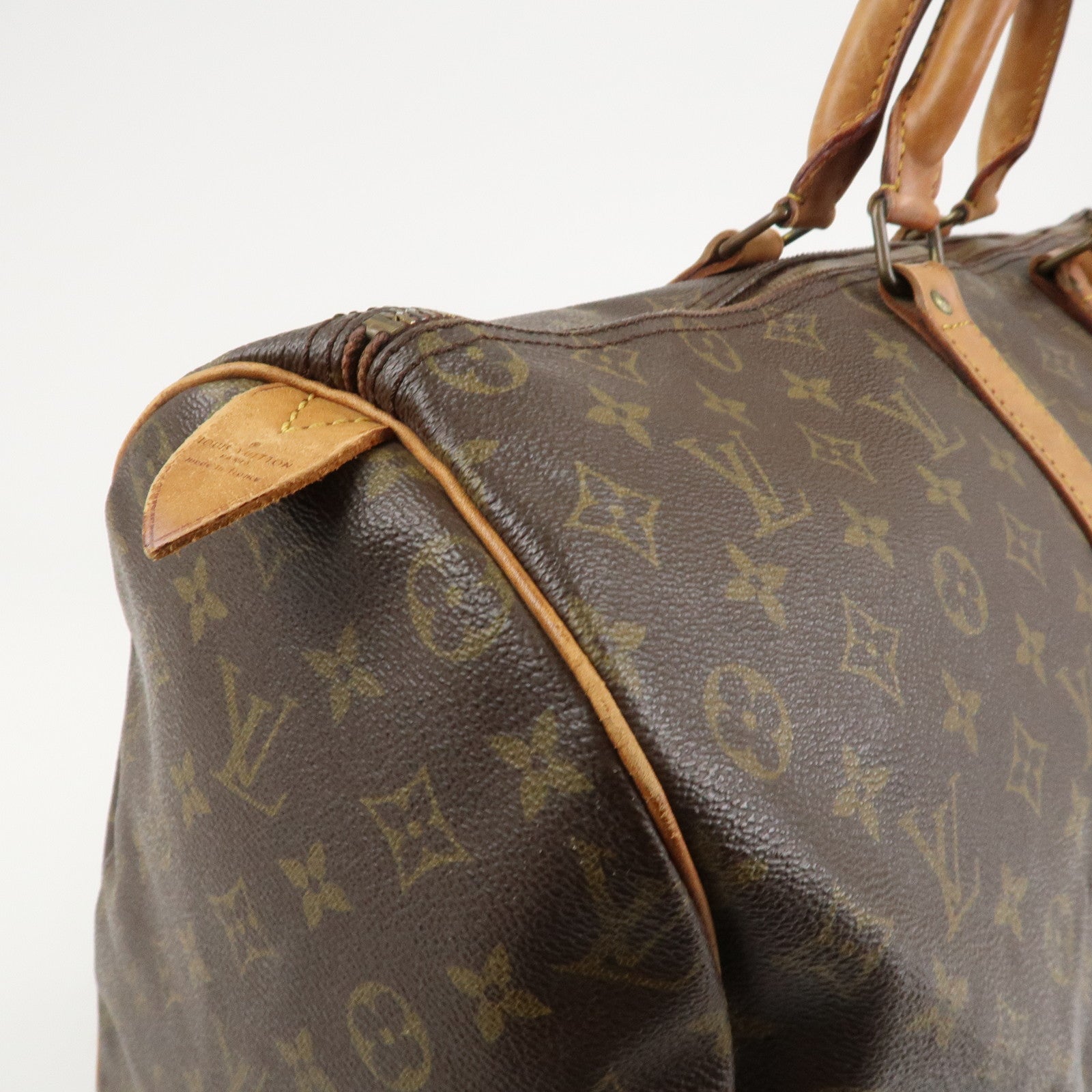 Louis Vuitton Monogram Keep All 50 Bag Boston Bag Brown M41426 Used