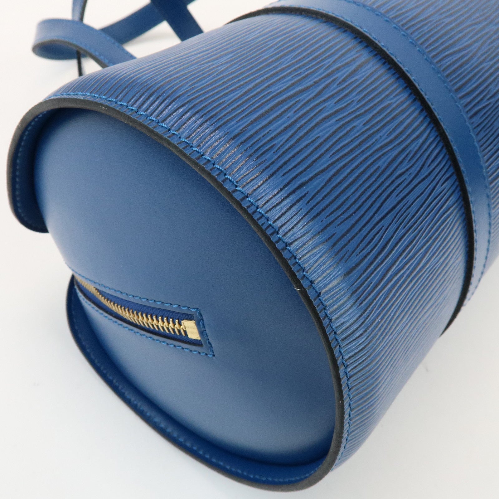 Louis Vuitton Epi Soufflot Shoulder Bag Hand Bag Toledo Blue M52225