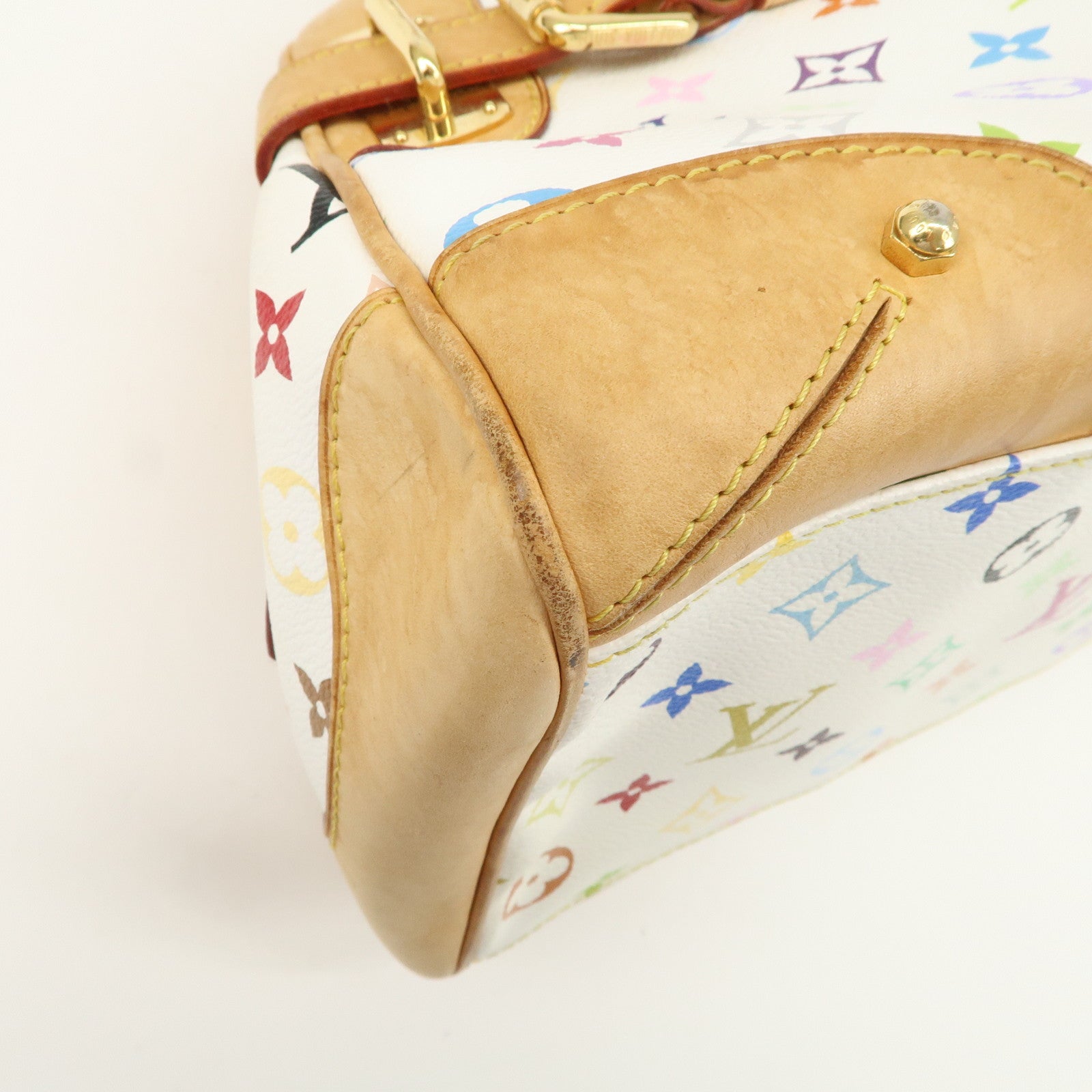Louis Vuitton Monogram Multicolor Claudia Hand Bag Blanc M40193