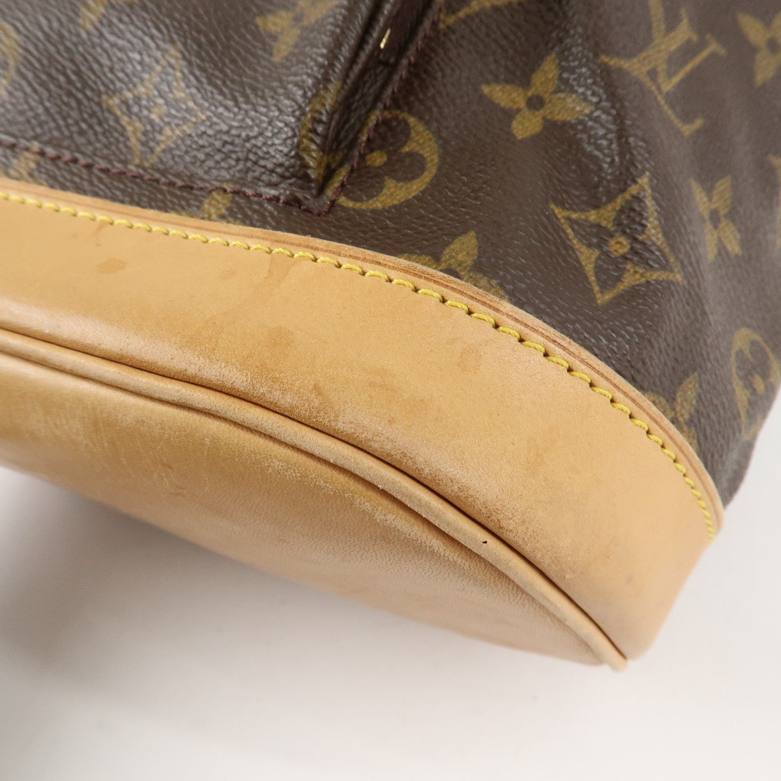 Louis Vuitton Monogram Montsouris MM Back Pack Ruck Sack M51136 Used