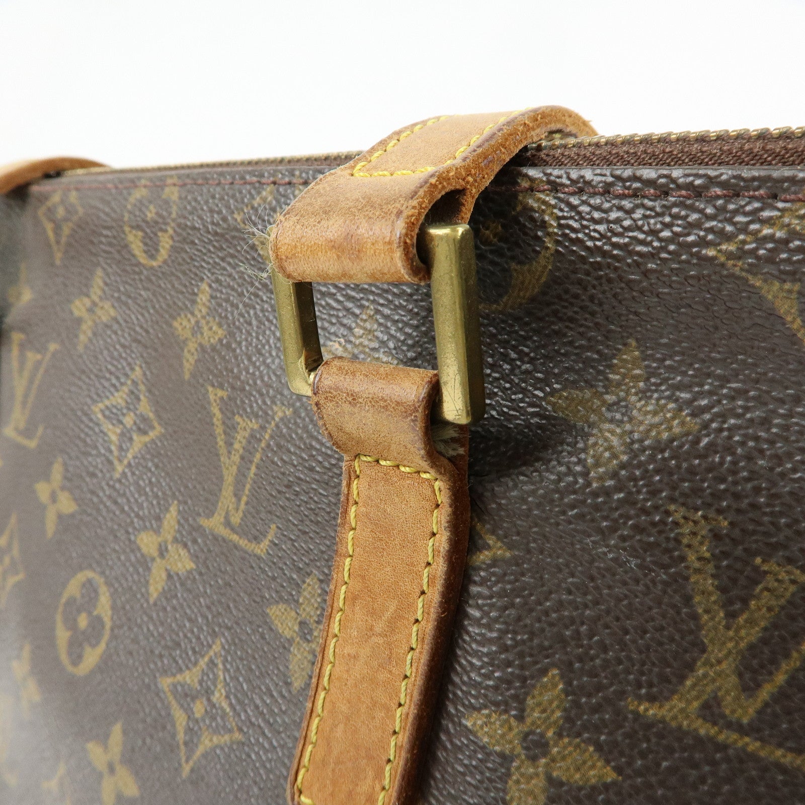 Louis Vuitton Monogram Cabas Mezzo Tote Bag Shoulder Bag M51151