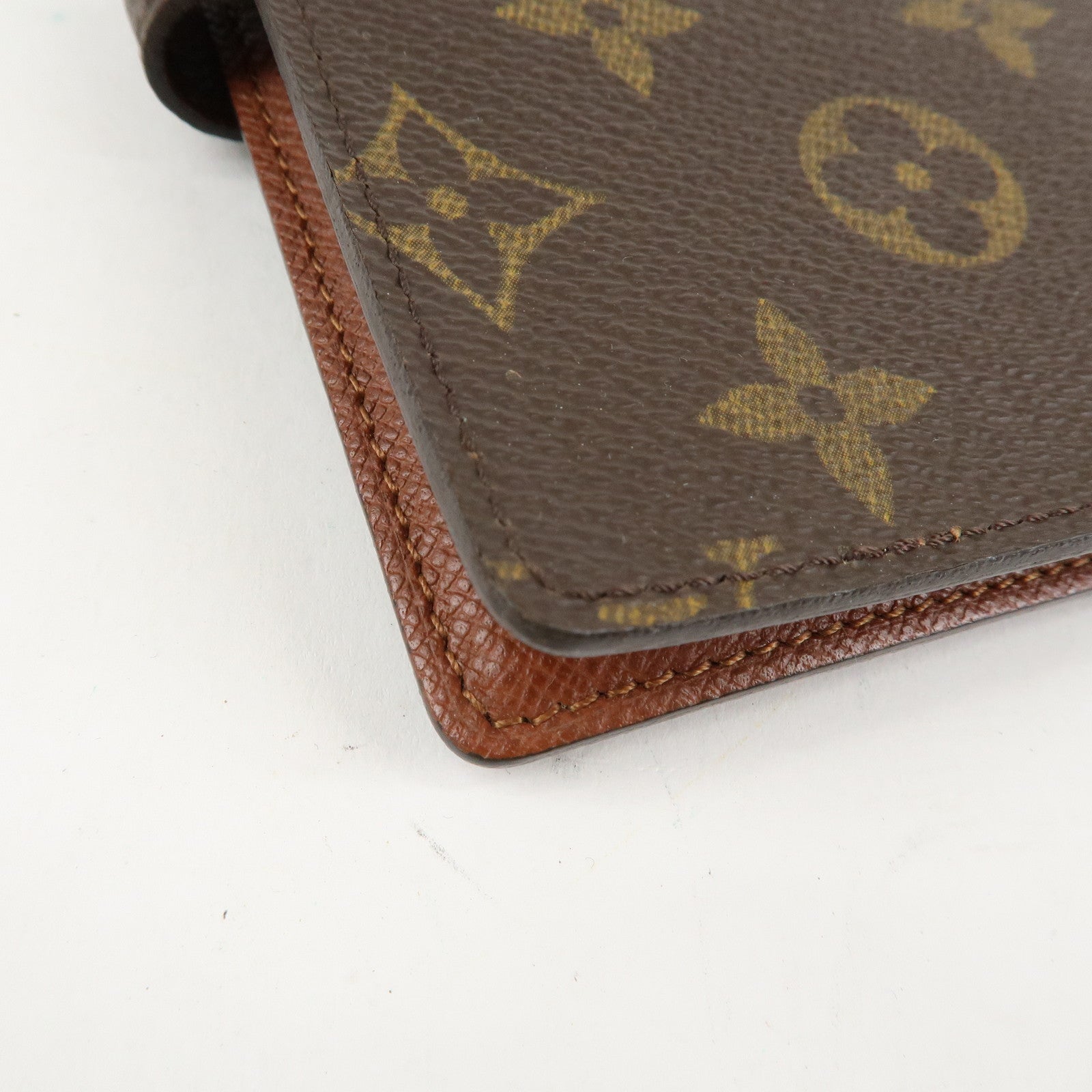 Louis Vuitton Monogram Agenda PM Planner Cover Brown SP0052 Used
