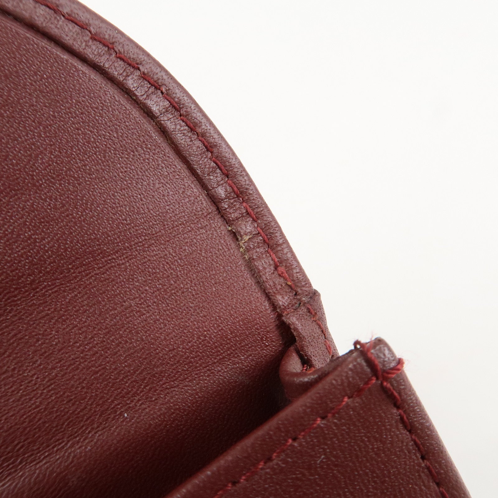 Cartier Must de Cartier Must Line Leather Coin Case L3000123 Used