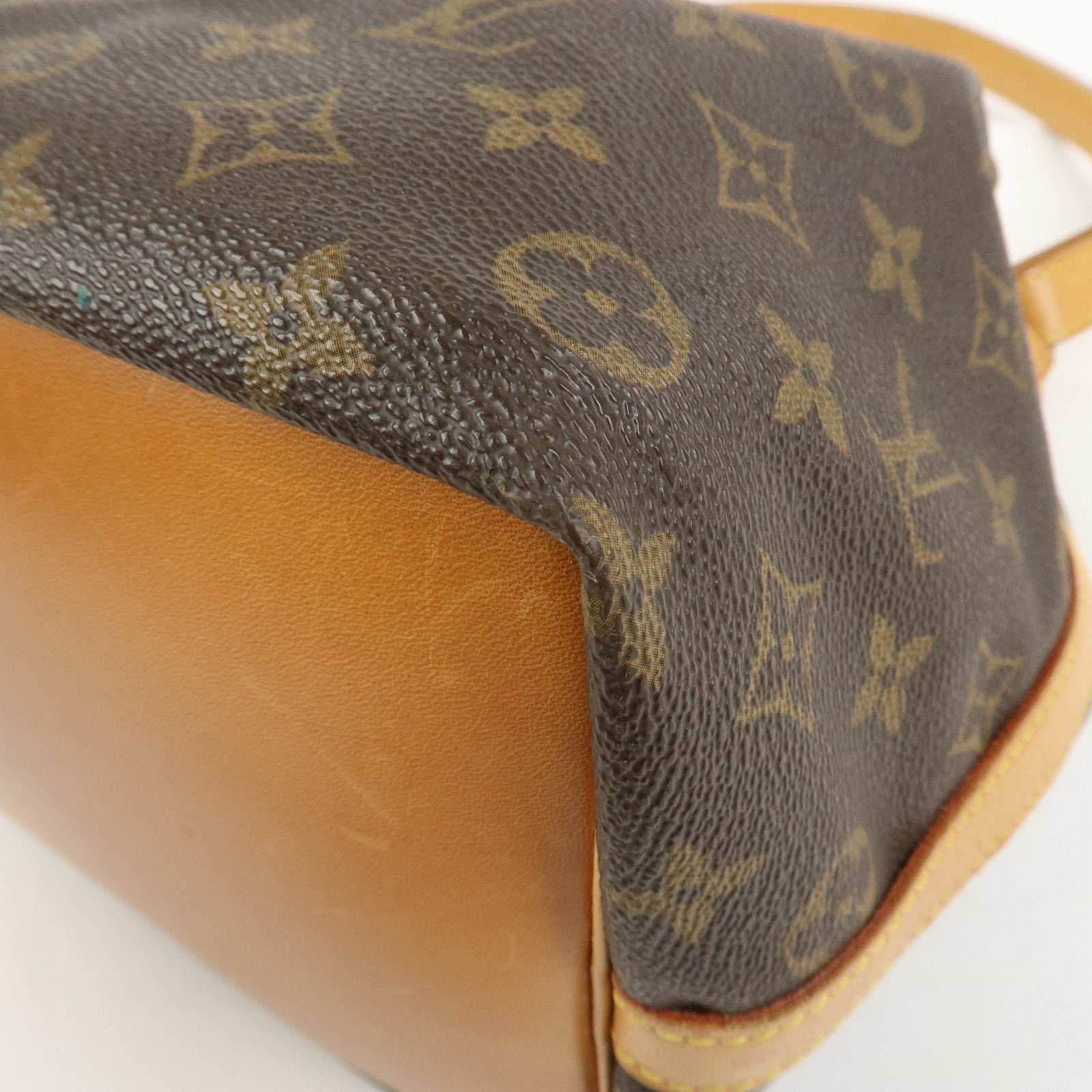 Louis Vuitton Monogram Petit Noe Shoulder Bag Brown M42226