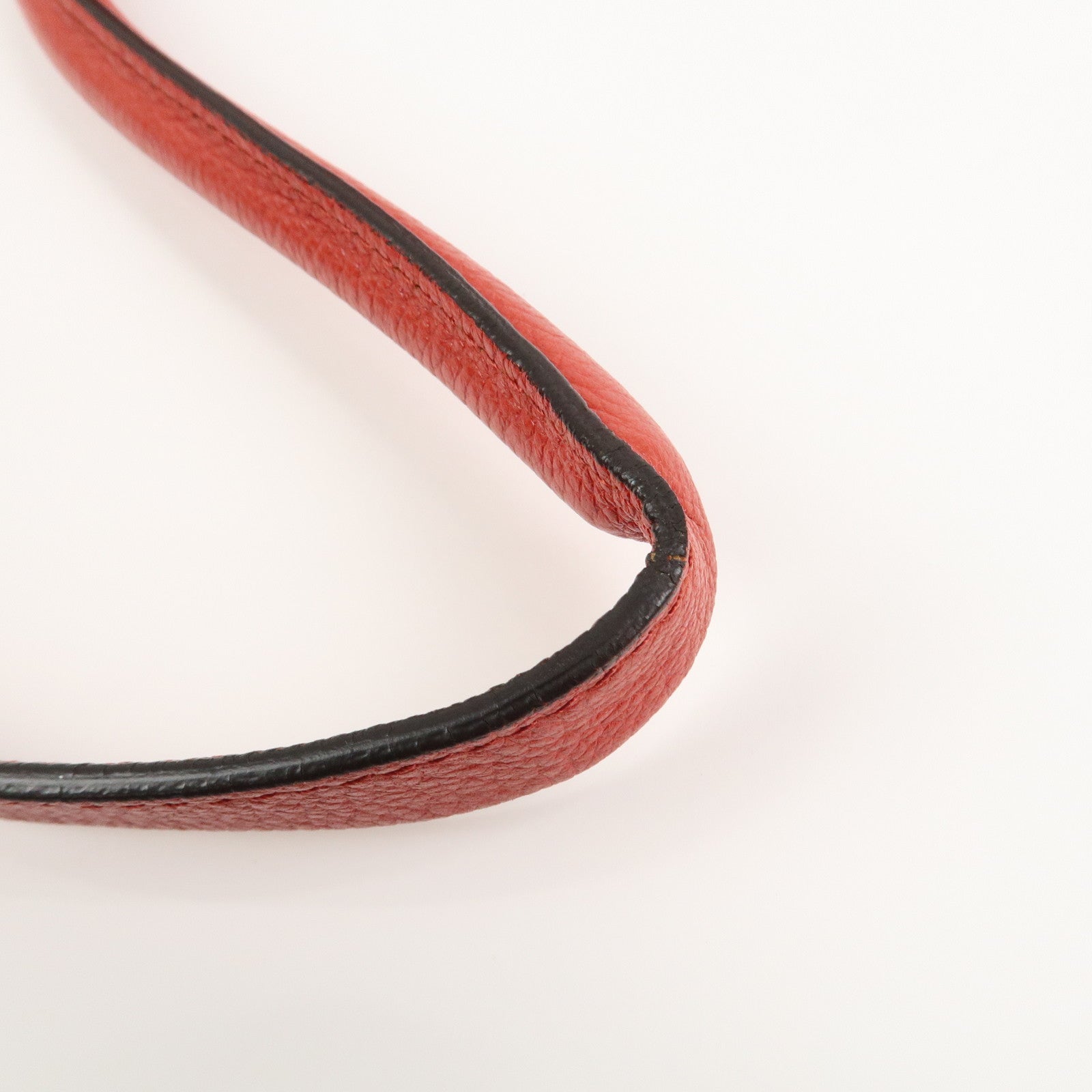 Chloe Paraty Leather 2Way Bag Shoulder Bag Hand Bag Red 031157