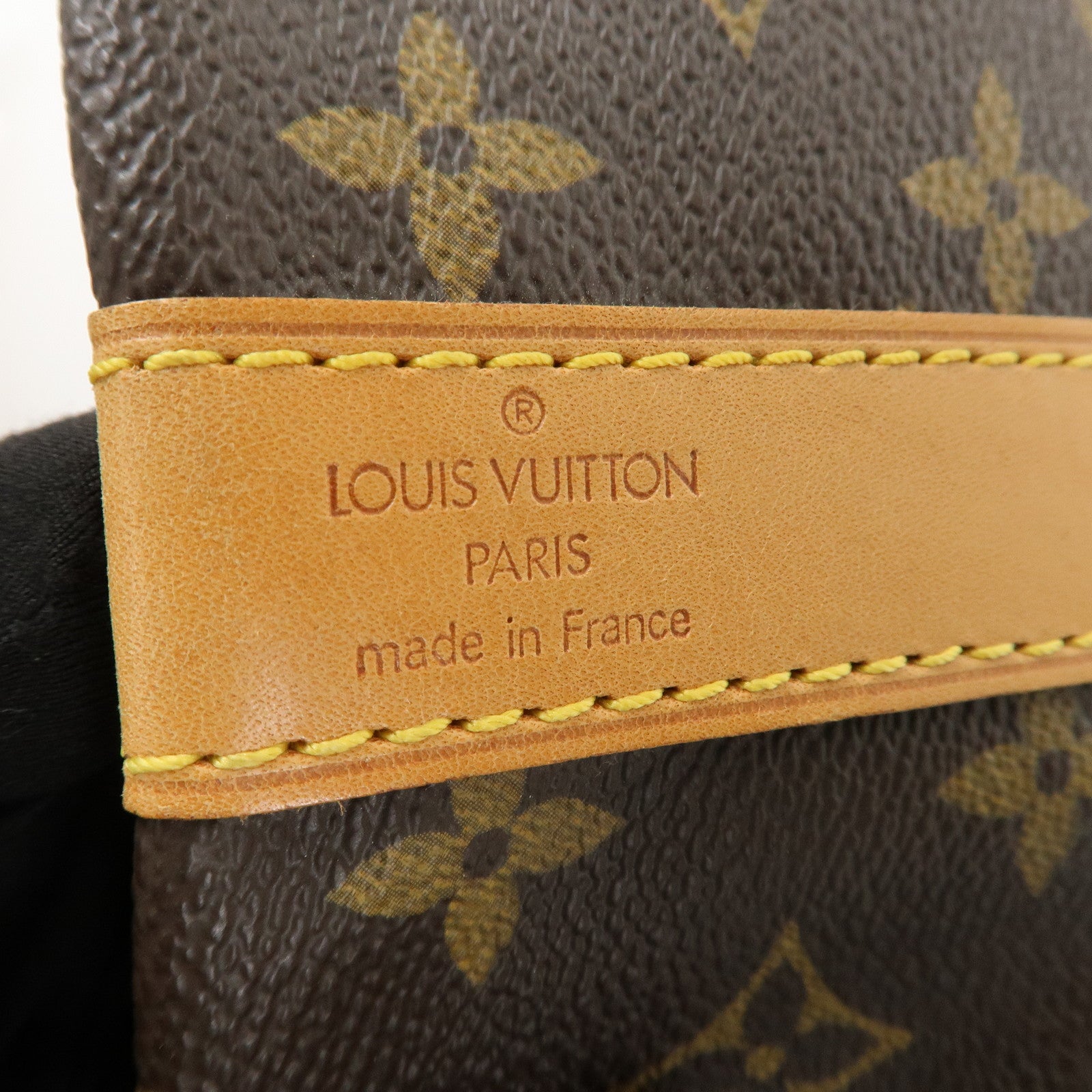Louis Vuitton Monogram Keep All Bandouliere 60 Bag Brown M41412 Used