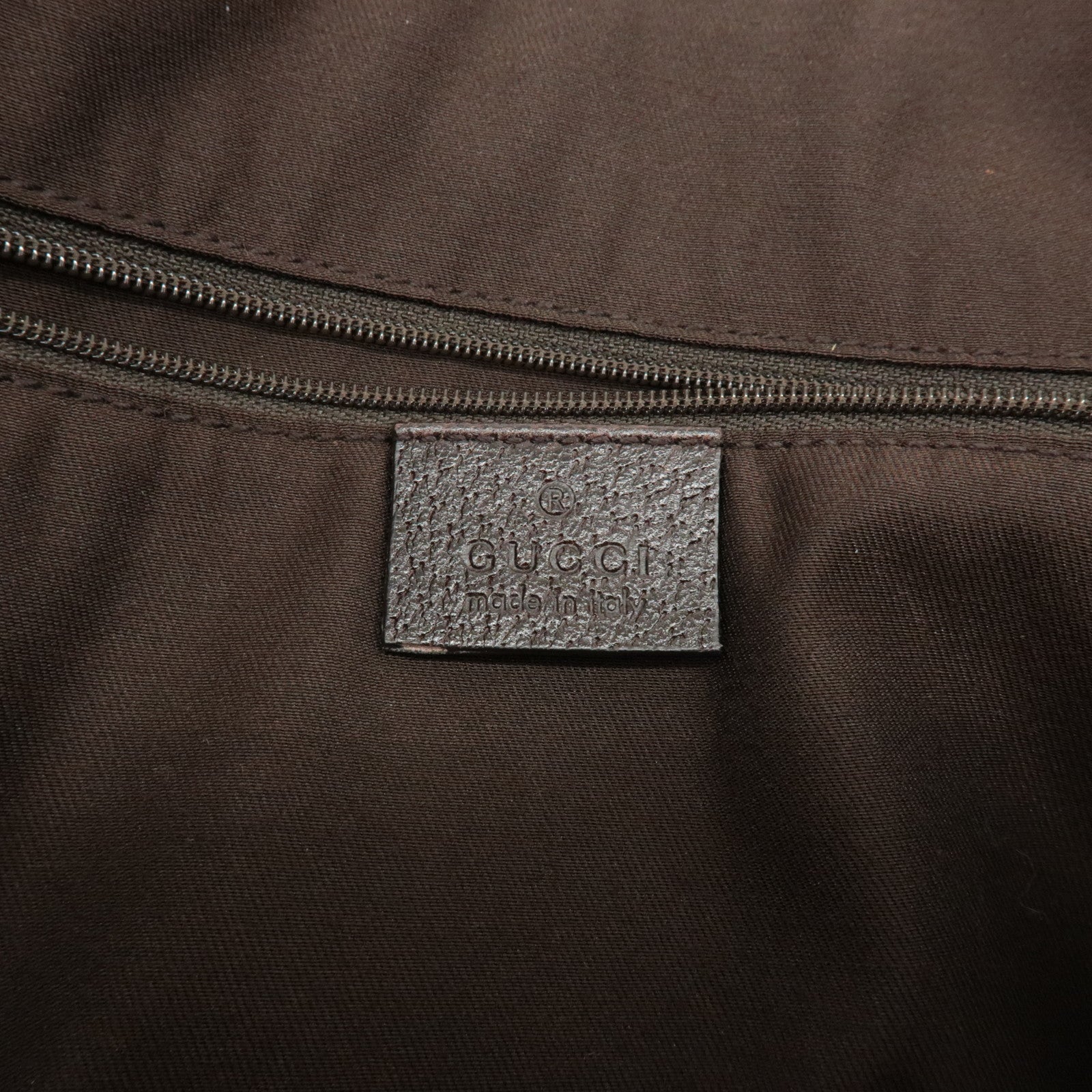 GUCCI Princy Sherry GG Canvas Leather Tote Bag Beige 177052 Used