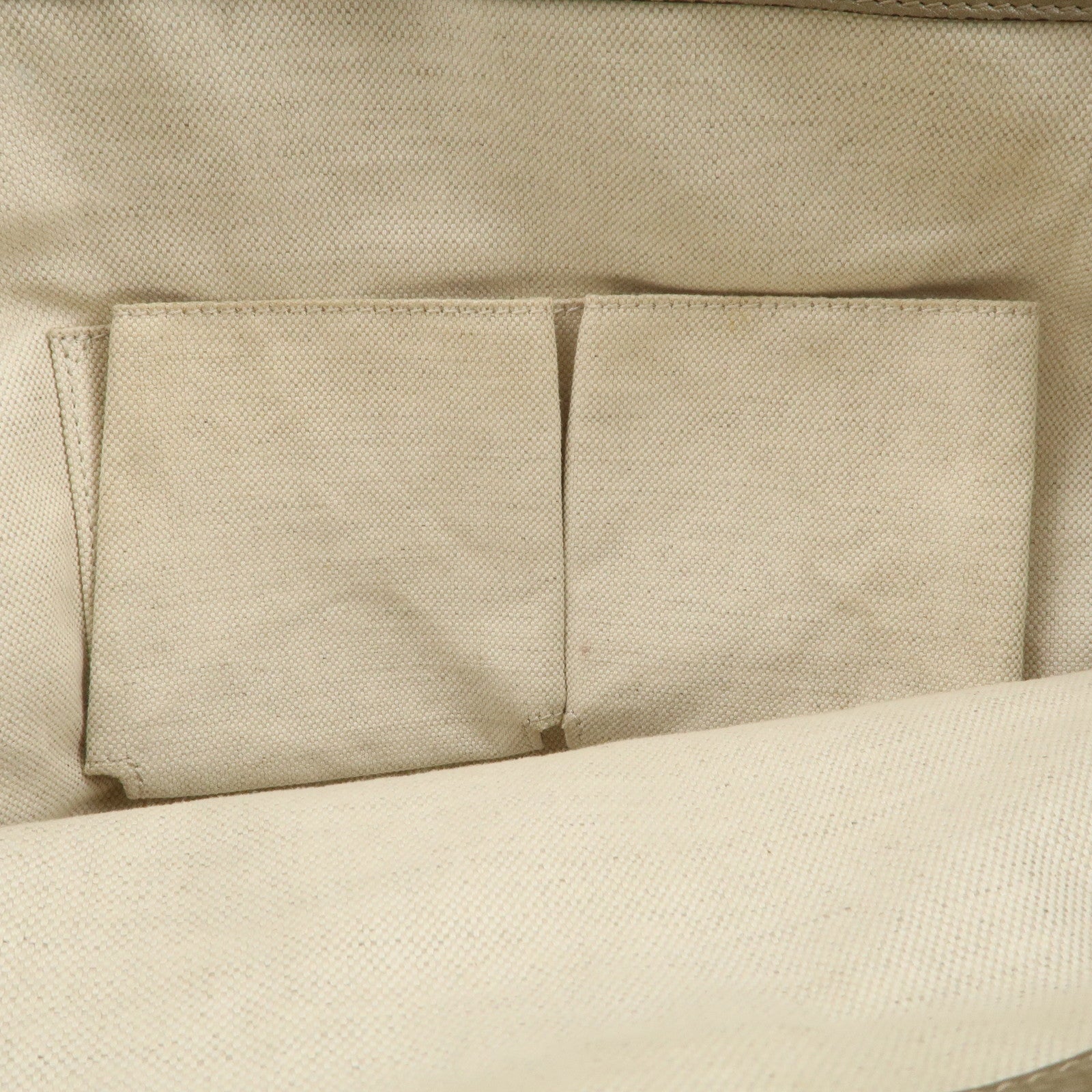 GUCCI Bamboo Leather Tote Bag Shoulder Bag Champagne Gold 269945