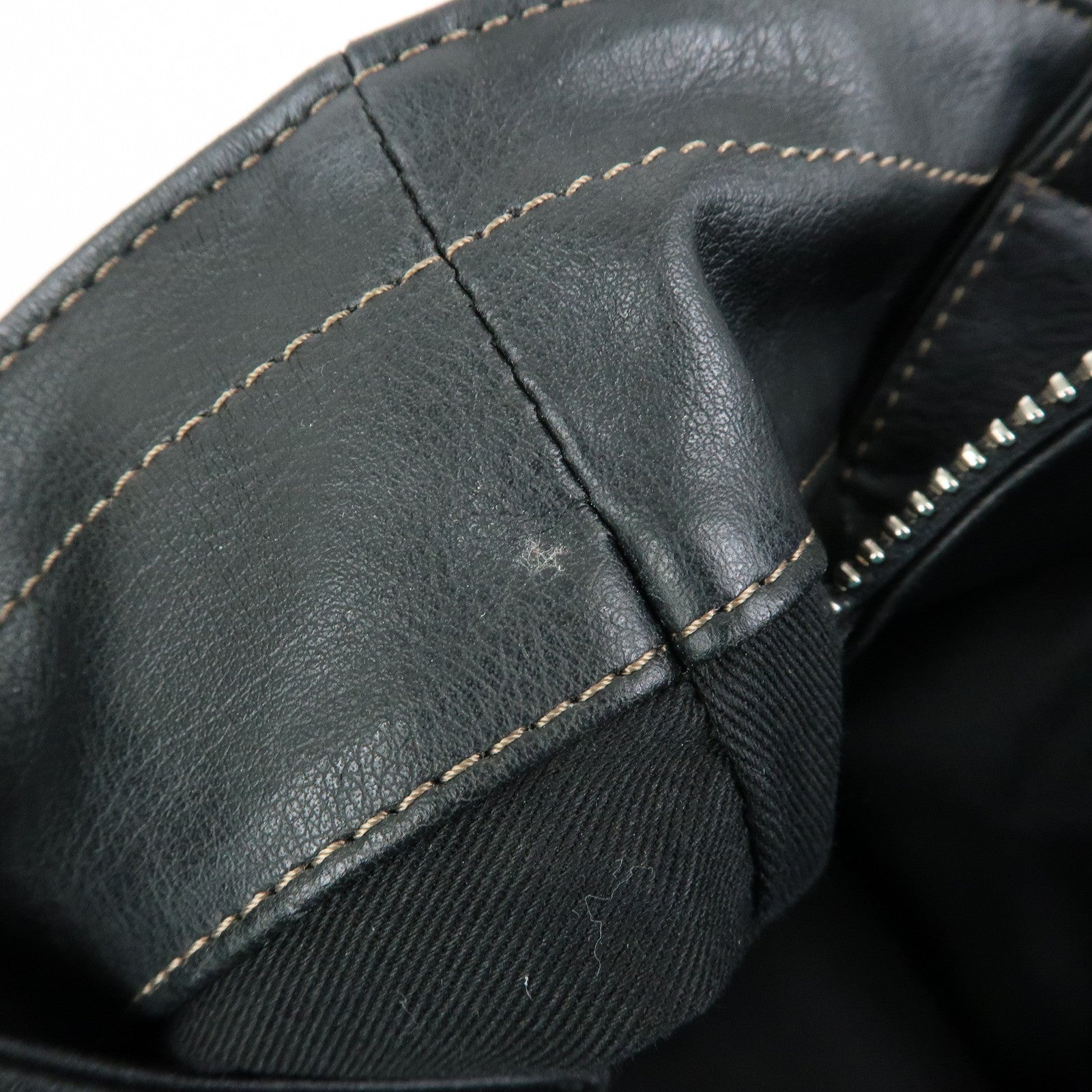 Chloe Eclipse Leather Tote Bag Shoulder Bag Hand Bag Black