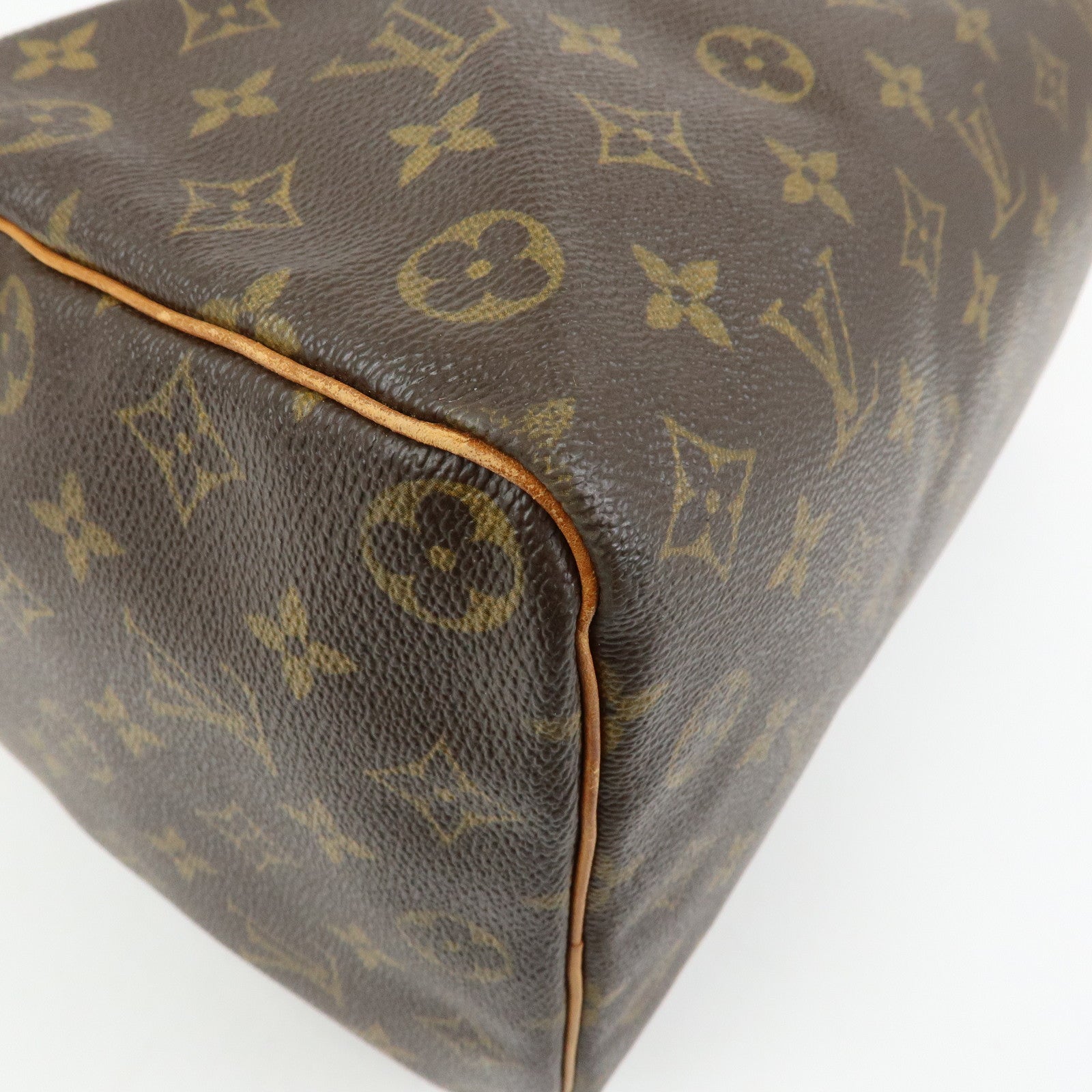 Louis Vuitton Monogram Speedy 35 Boston Bag Hand Bag Brown M41524