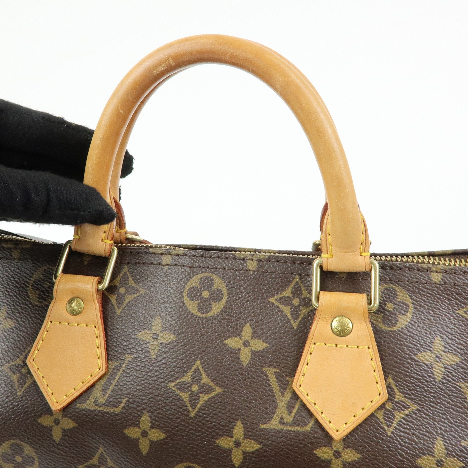 Louis Vuitton Monogram Speedy 30 Boston Bag Hand Bag Brown M41526