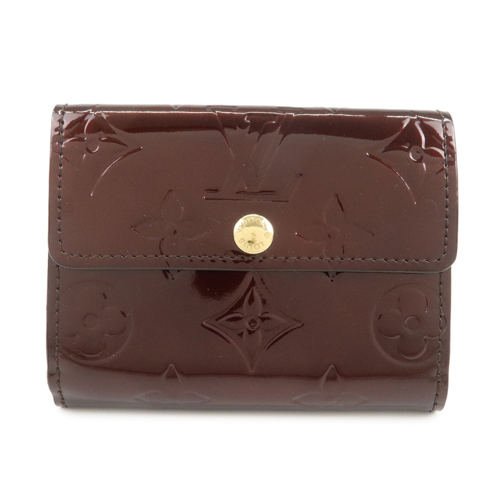 Louis Vuitton Monogram Vernis Leather Ludlow Coin Card Case M93519