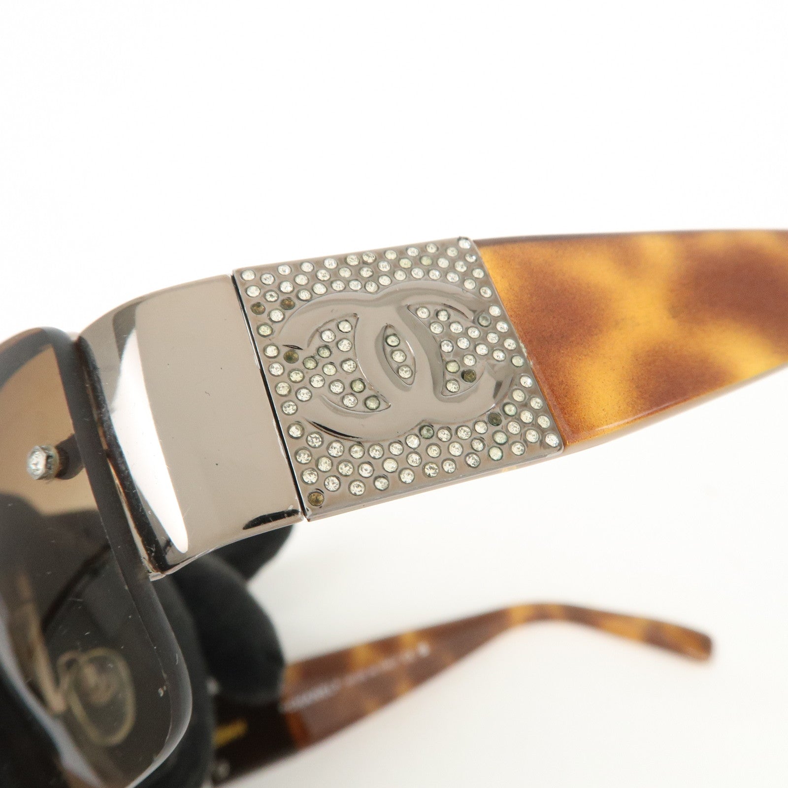 CHANEL Plastic Sunglasses 4117-B c.275/13 62□16 125 Brown
