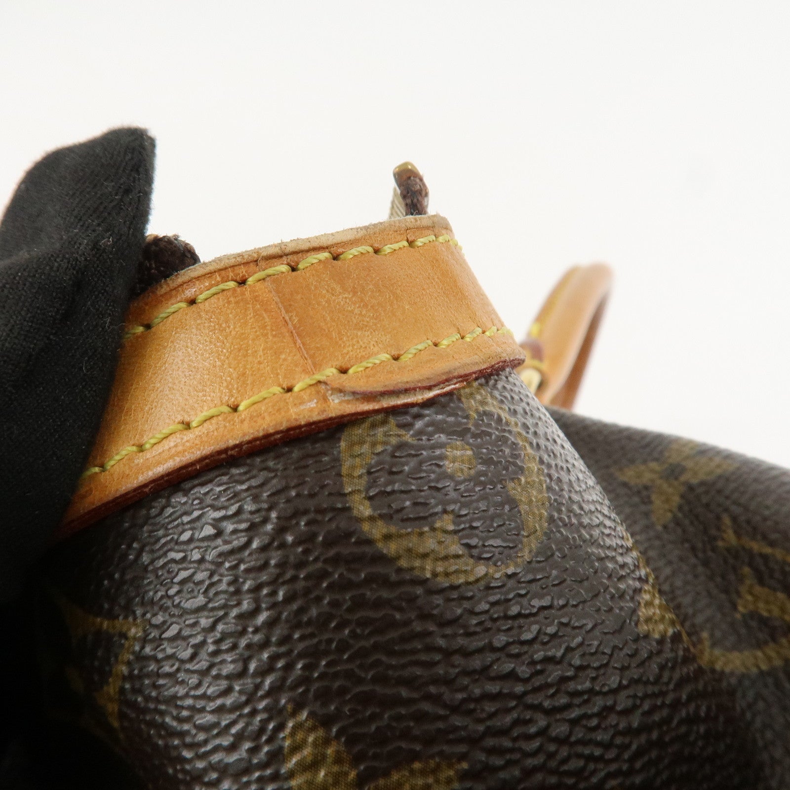 Louis Vuitton Monogram Tivoli PM Hand Bag Shoulder Bag Brown M40143 Used