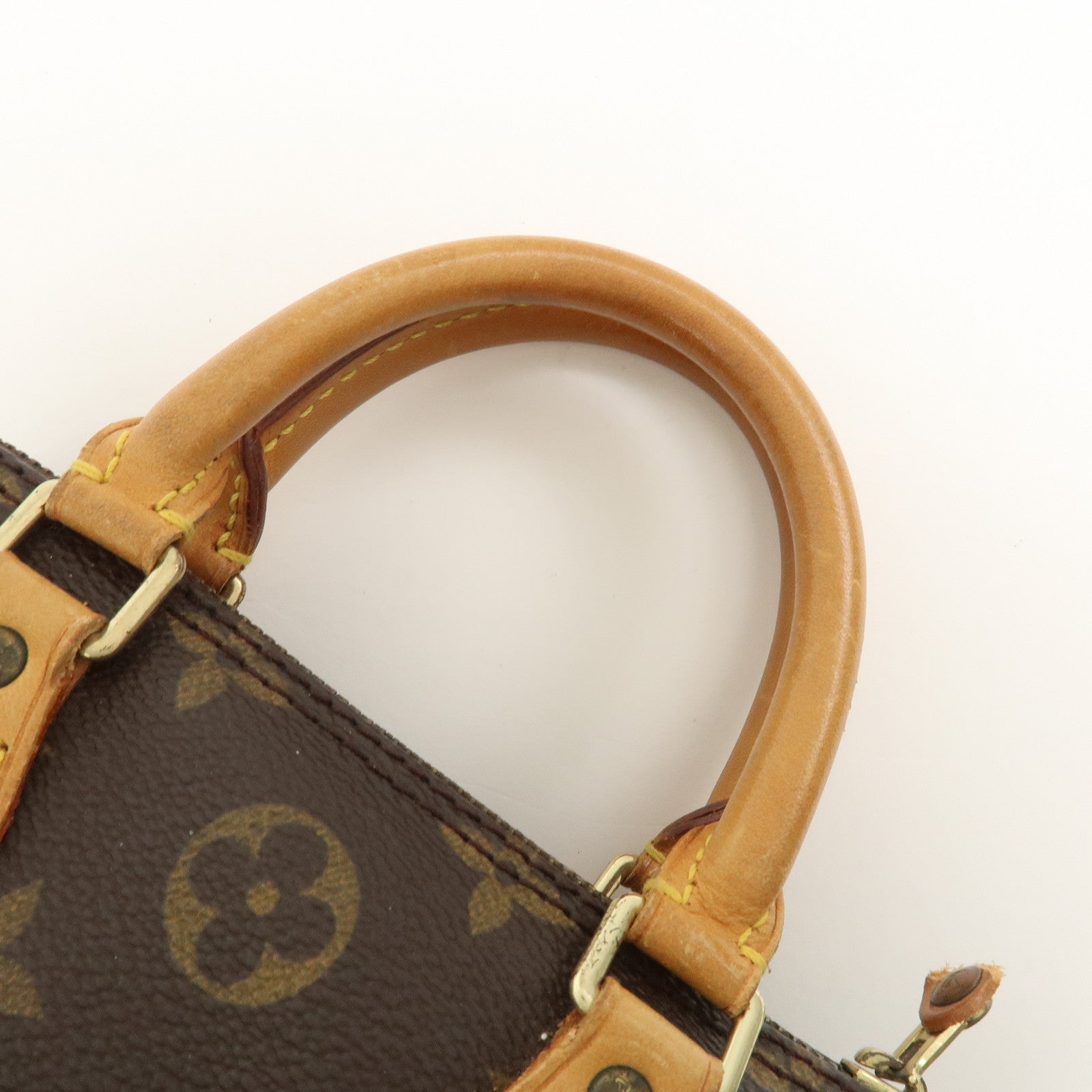 Louis Vuitton Monogram Mini Speedy Hand Bag Boston Bag Brown M41534