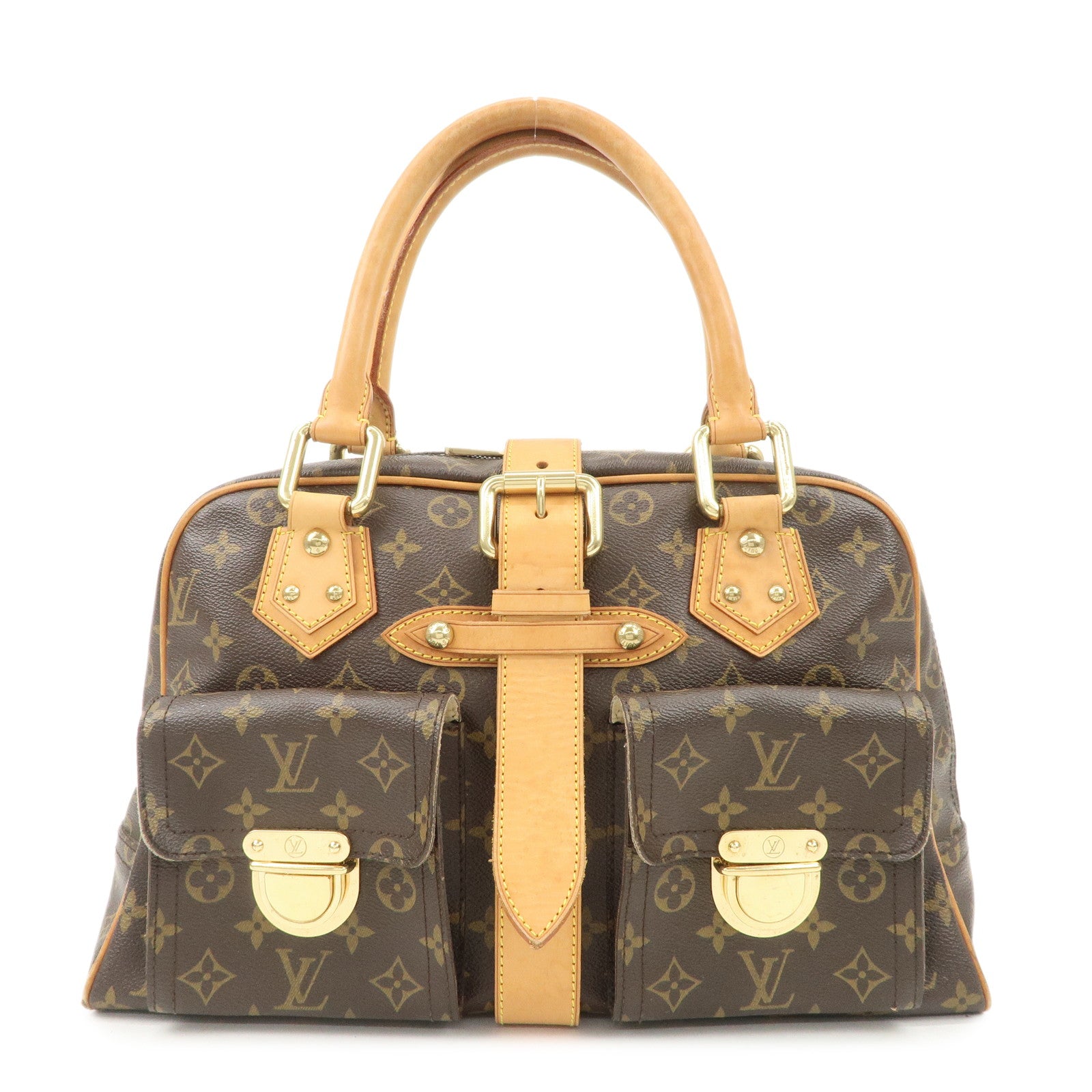 Louis Vuitton Monogram Manhattan GM Hand Bag M40025 Used