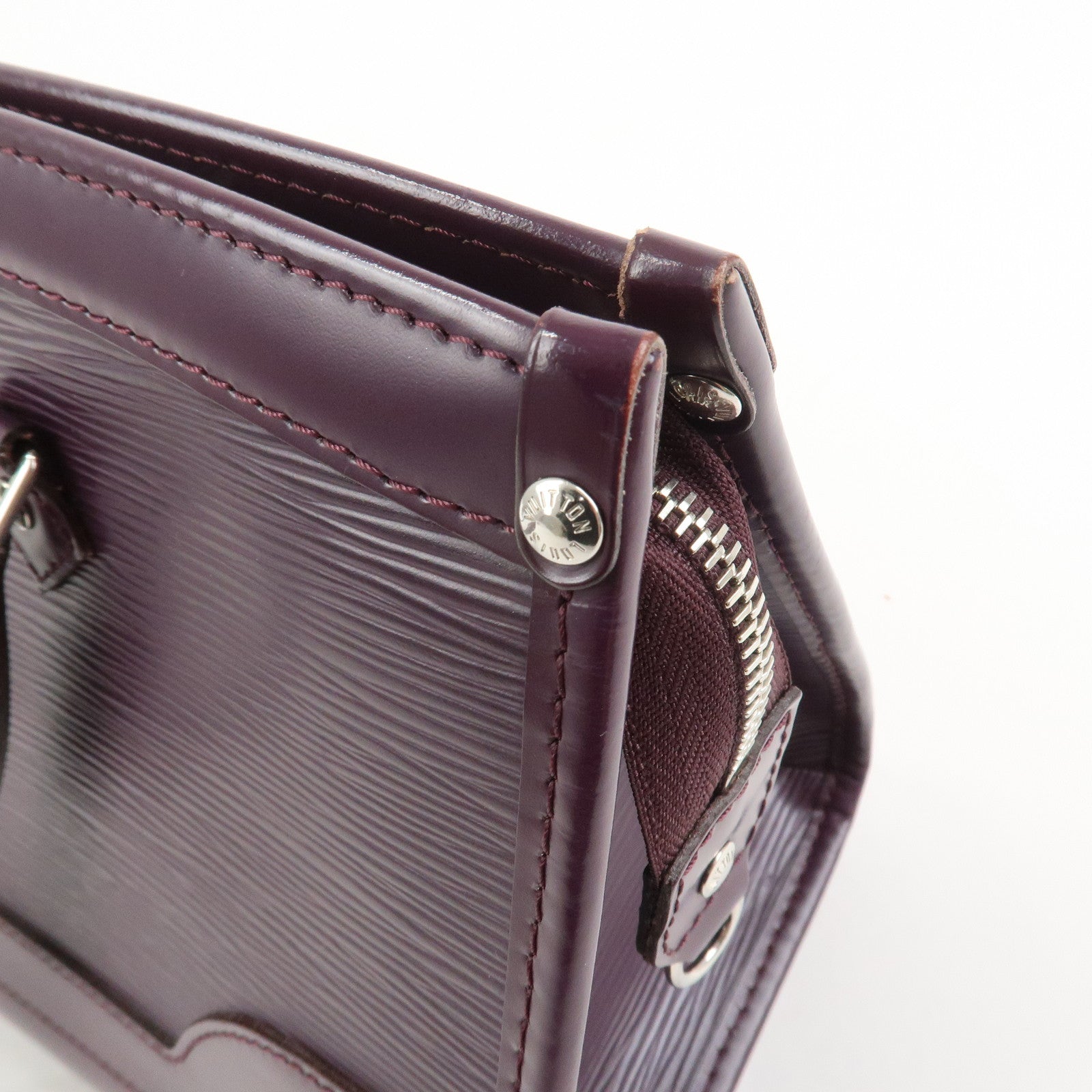 Louis Vuitton Epi Madeleine PM Shoulder Bag Hand Bag Cassis M5933K