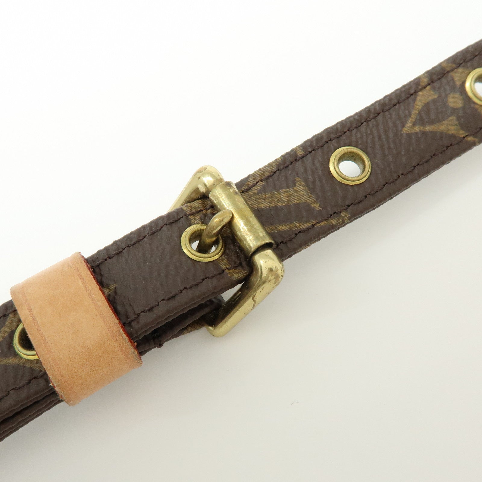 Louis Vuitton Monogram Adjustable Shoulder Strap Brown 120cm J52315
