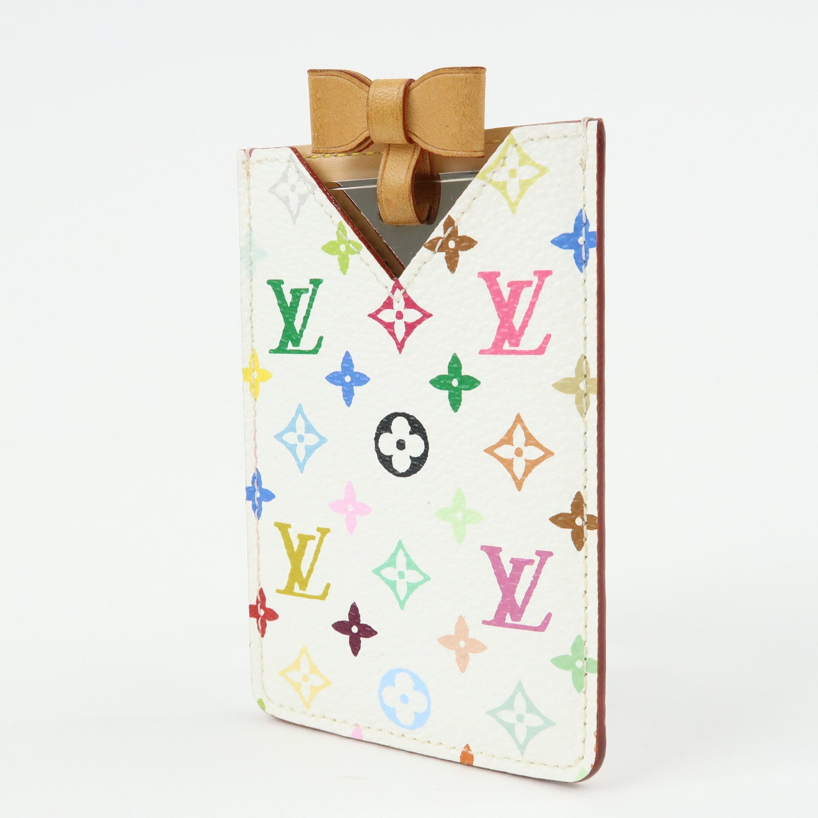 Louis Vuitton Monogram Étui Miroir Multicolor Blanc M92651