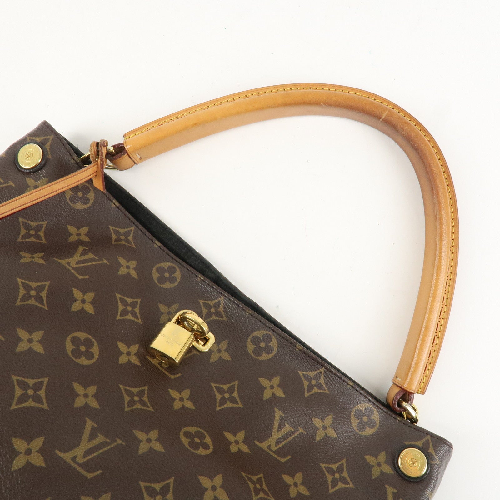 Louis Vuitton Monogram Gaia Shoulder Bag Brown M41621 Used
