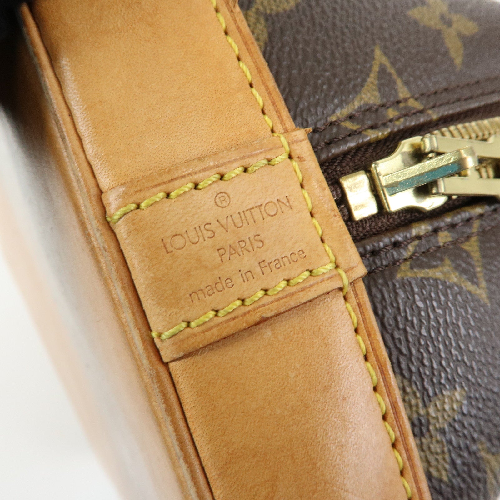 Louis Vuitton Monogram Alma Hand Bag Brown M51130